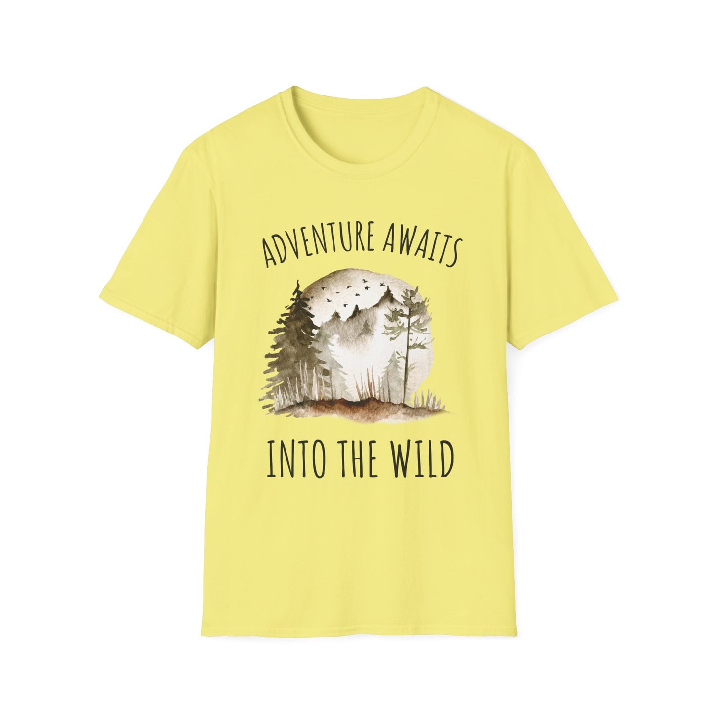 Adventure Awaits Into The Wild Unisex Tee