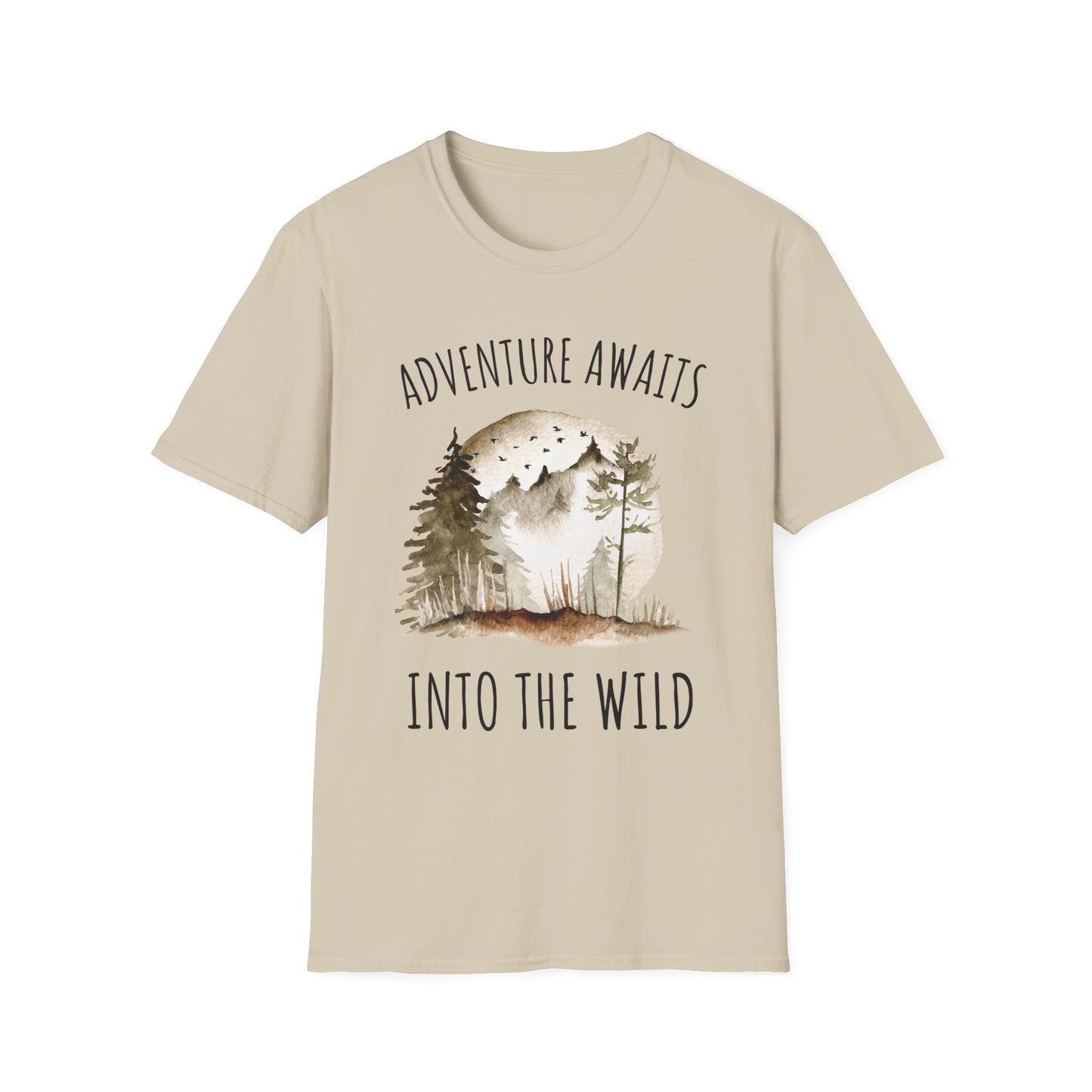 Adventure Awaits Into The Wild Unisex Tee