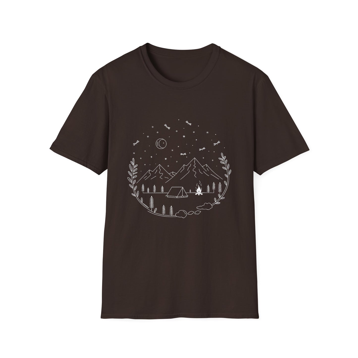 Adventure Awaits Camping Tee