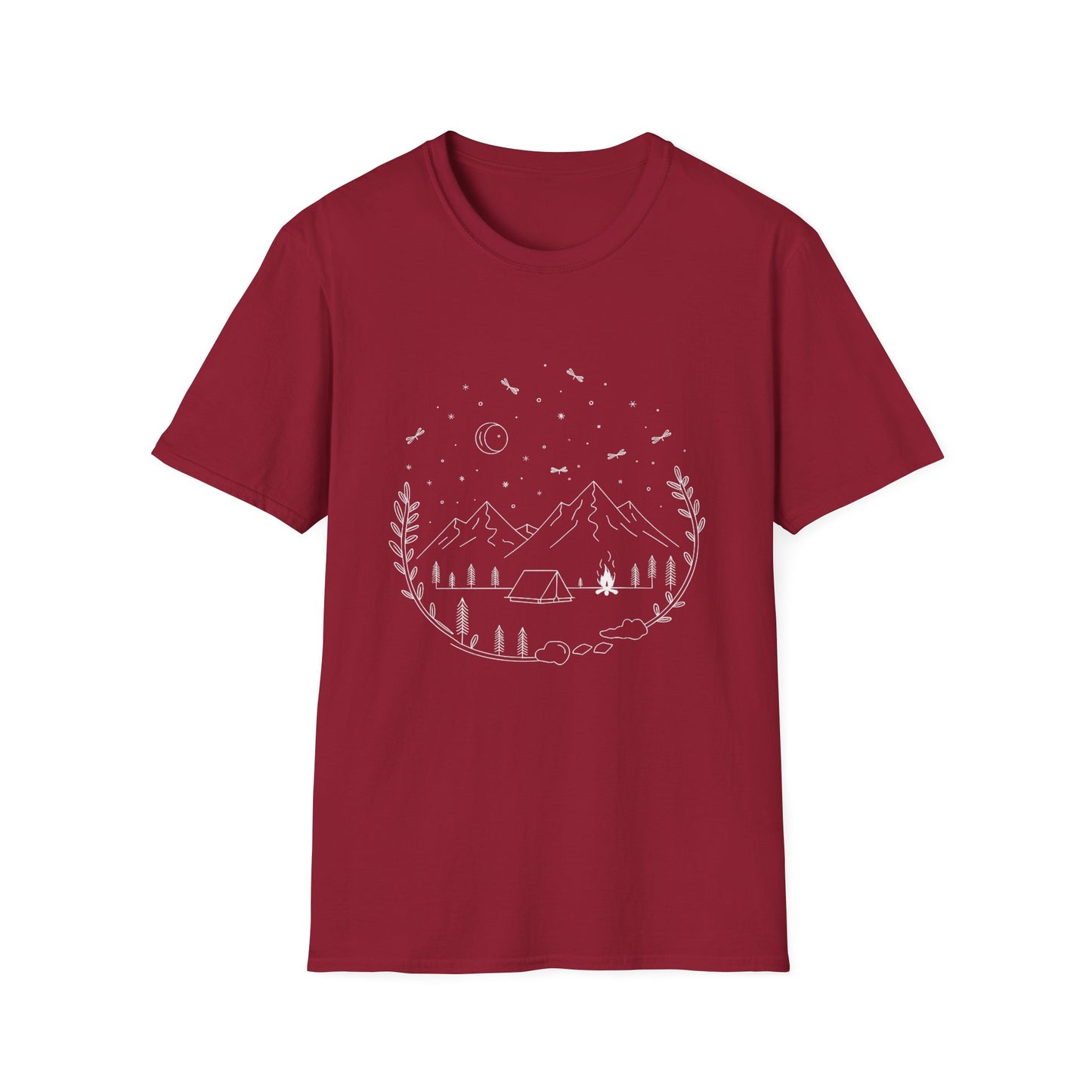 Adventure Awaits Camping Tee