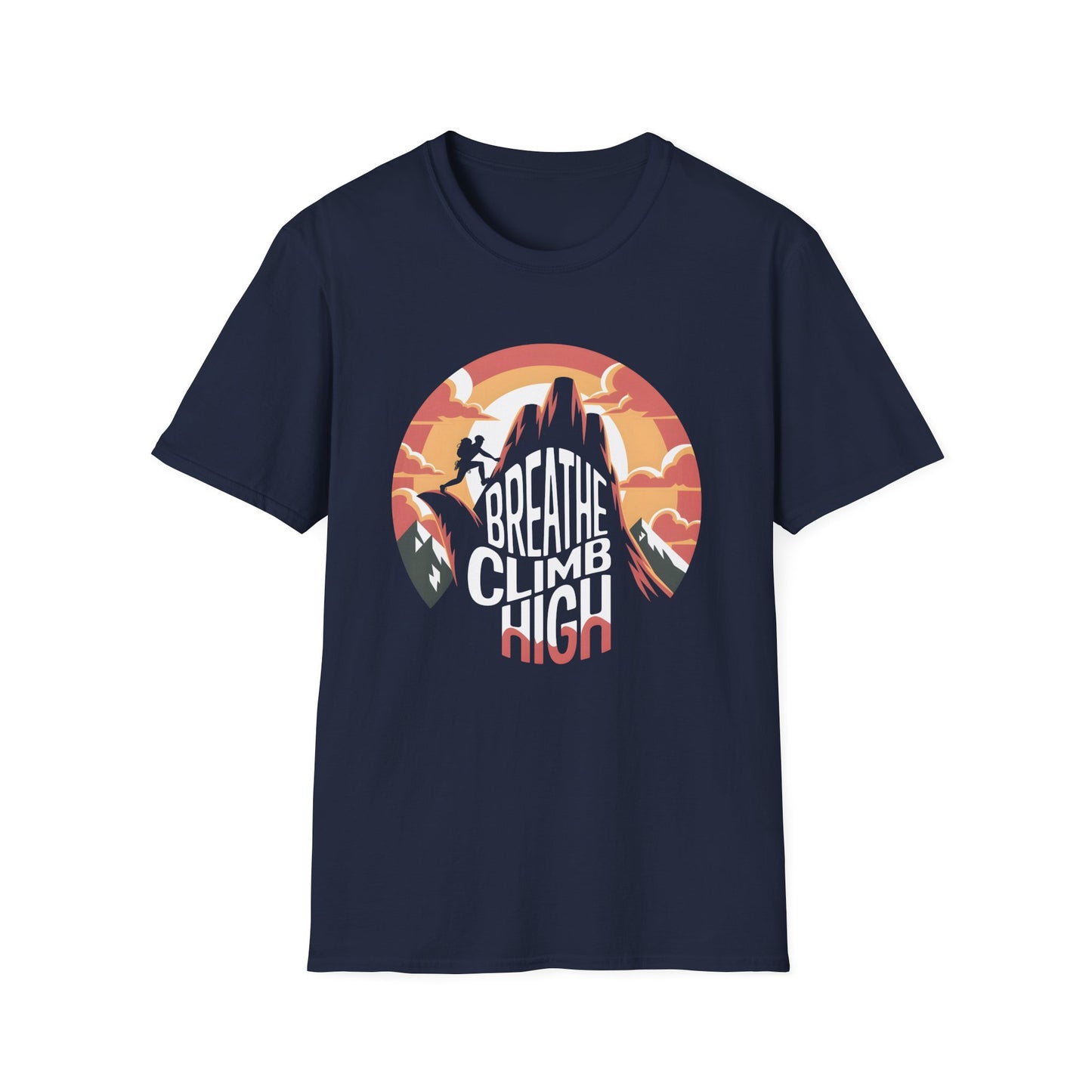 Breathe Climb High Adventure - Outdoor Enthusiasts Tee