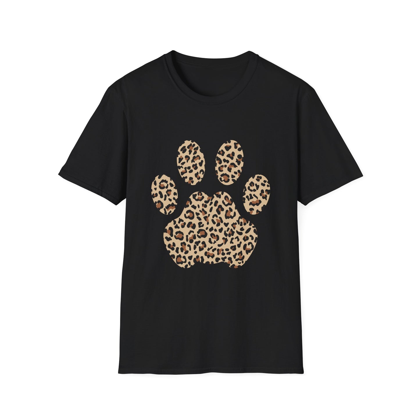 Leopard Print Paw Wildlife Tee