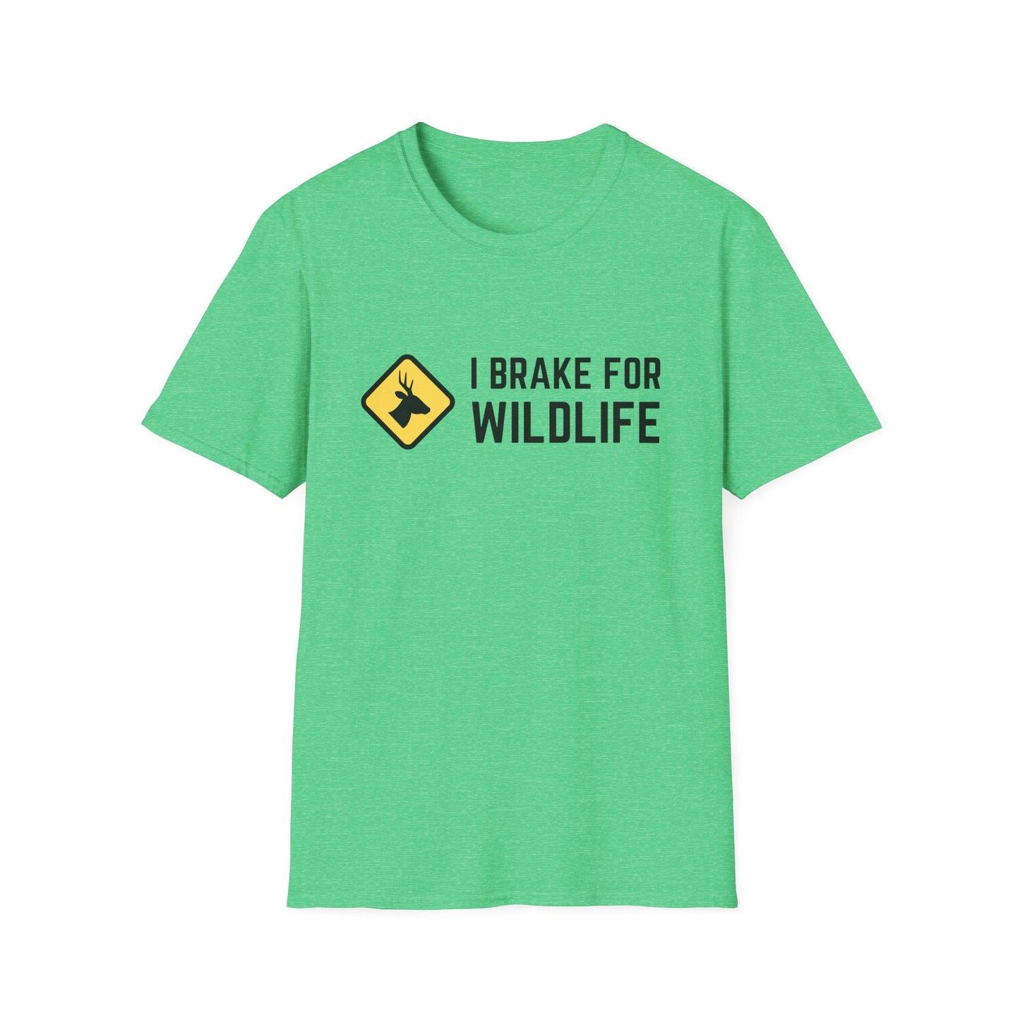 I Brake for Wildlife Unisex Softstyle Tee