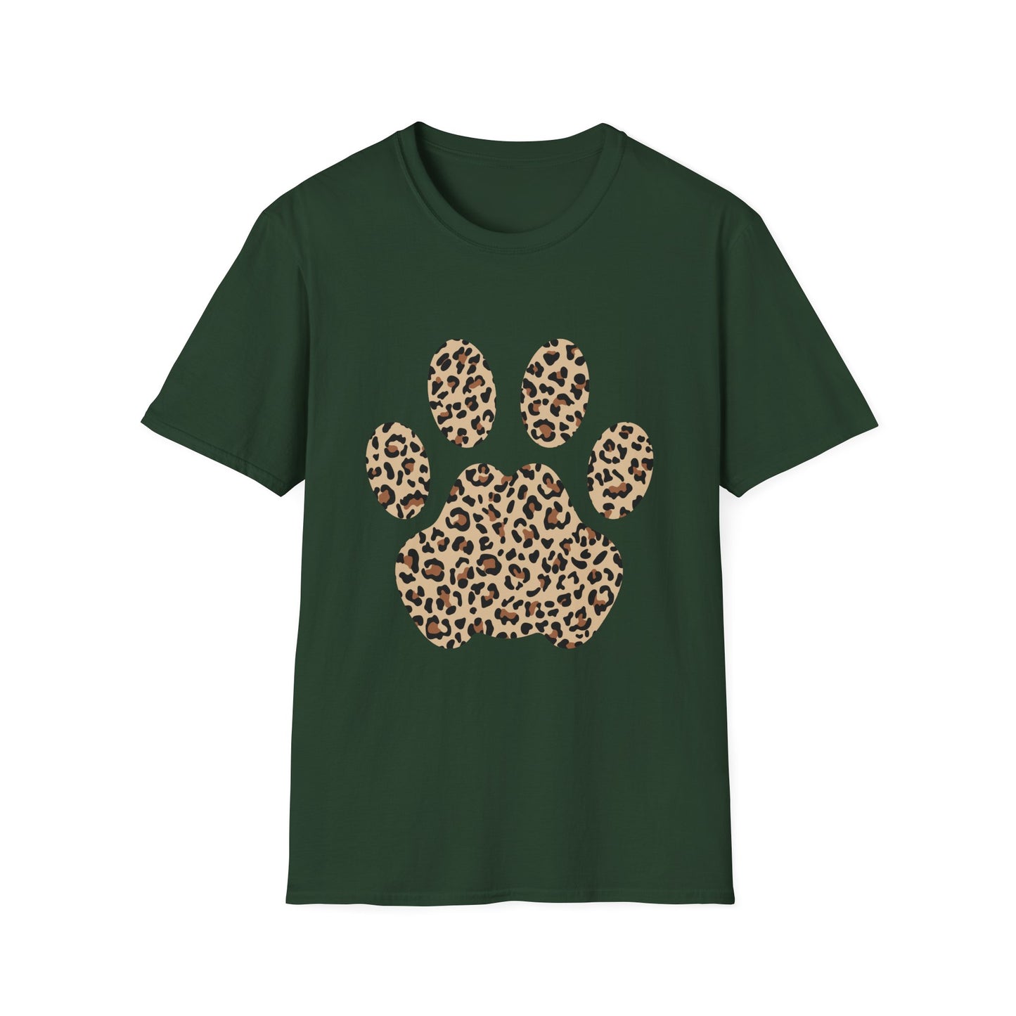 Leopard Print Paw Wildlife Tee