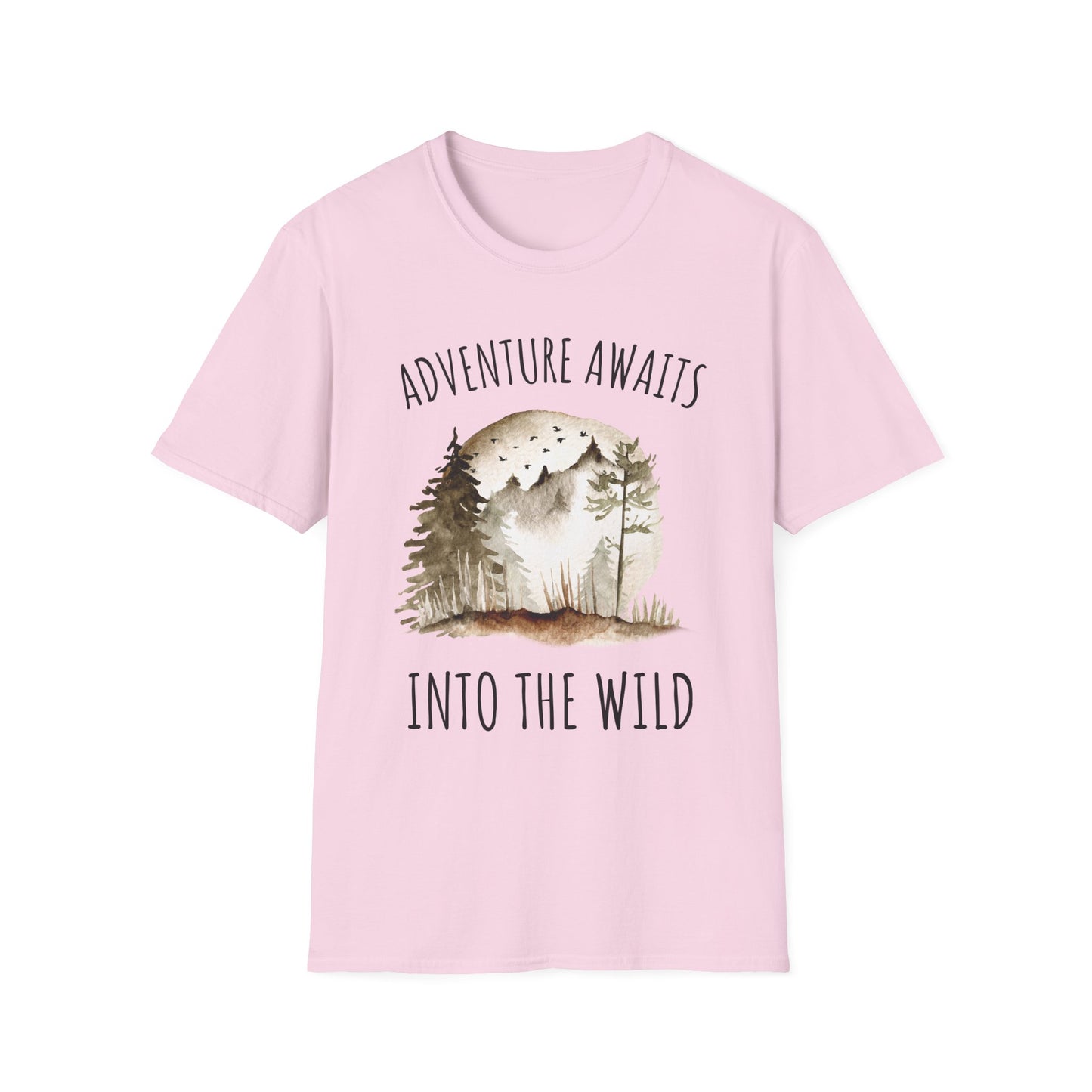 Adventure Awaits Into The Wild Unisex Tee