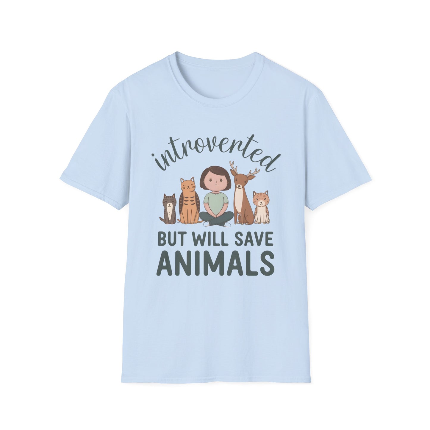 Introverted Animal Lover Tee