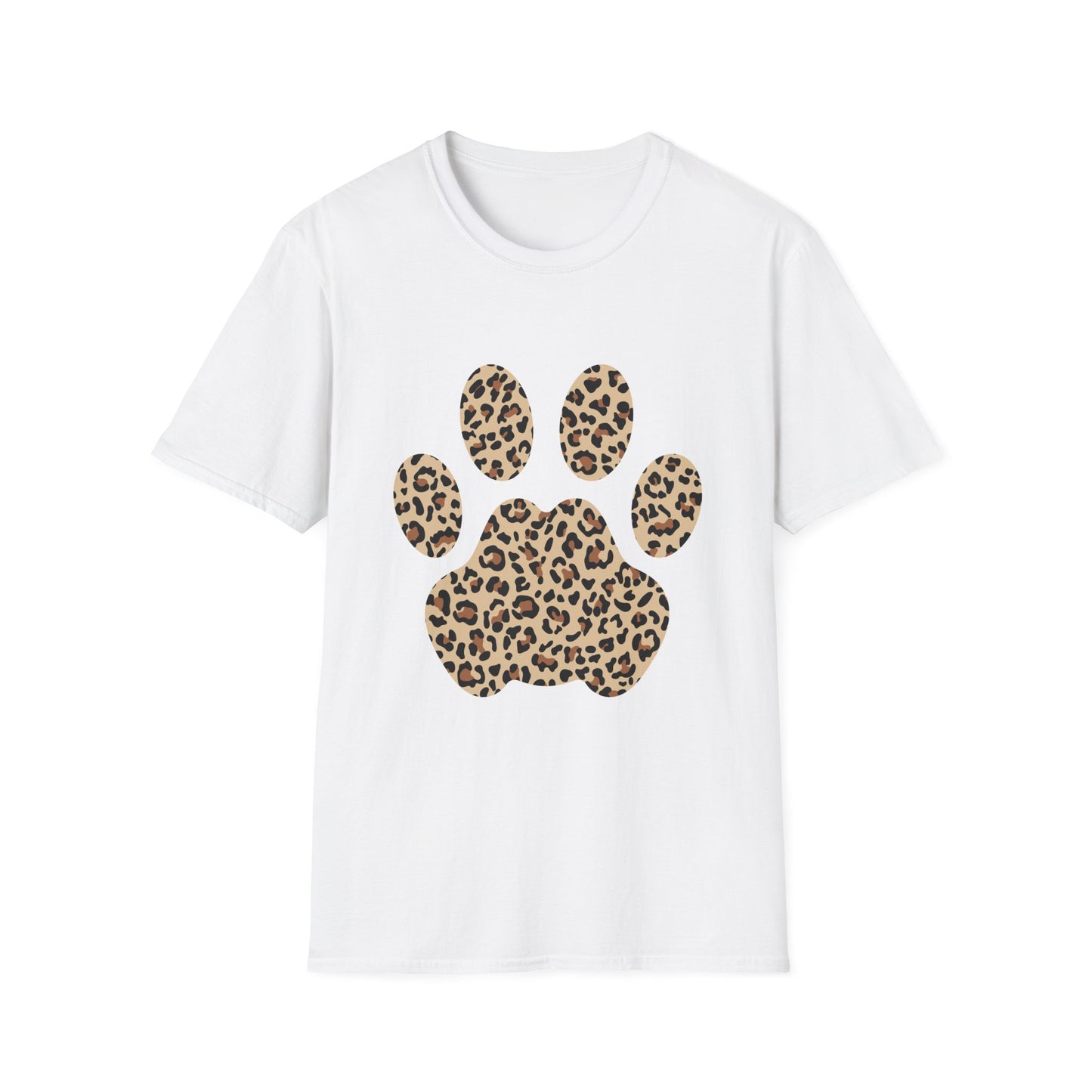 Leopard Print Paw Wildlife Tee