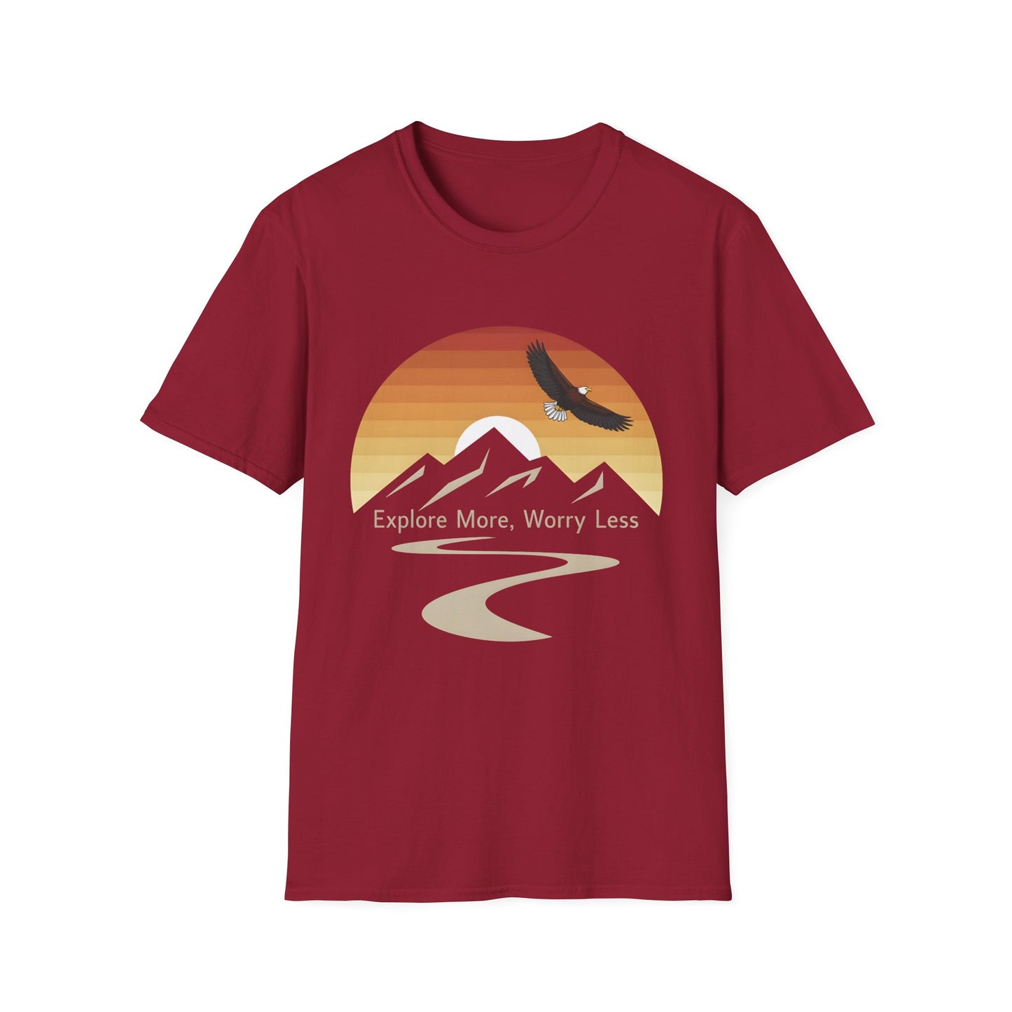Explore More, Worry Less - Adventure & Nature Inspired Tee