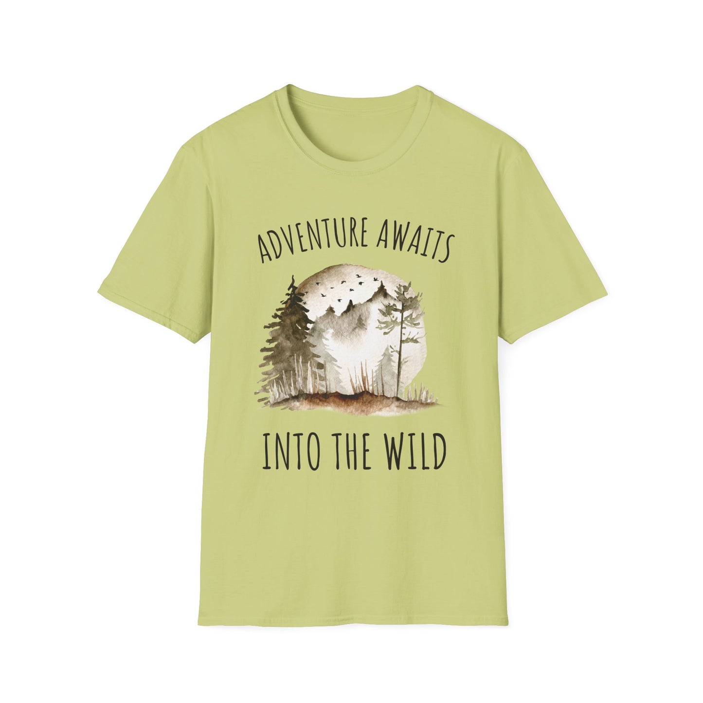 Adventure Awaits Into The Wild Unisex Tee
