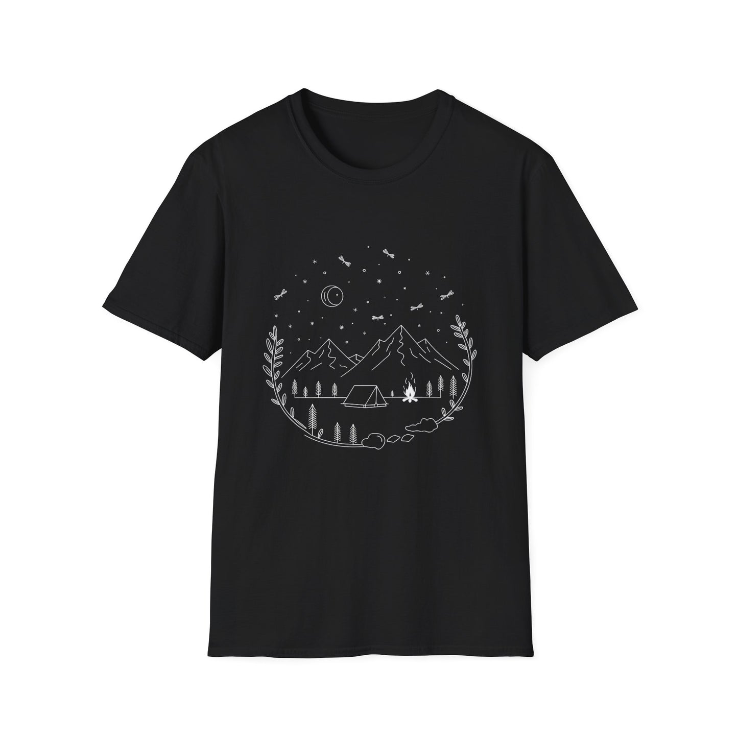 Adventure Awaits Camping Tee