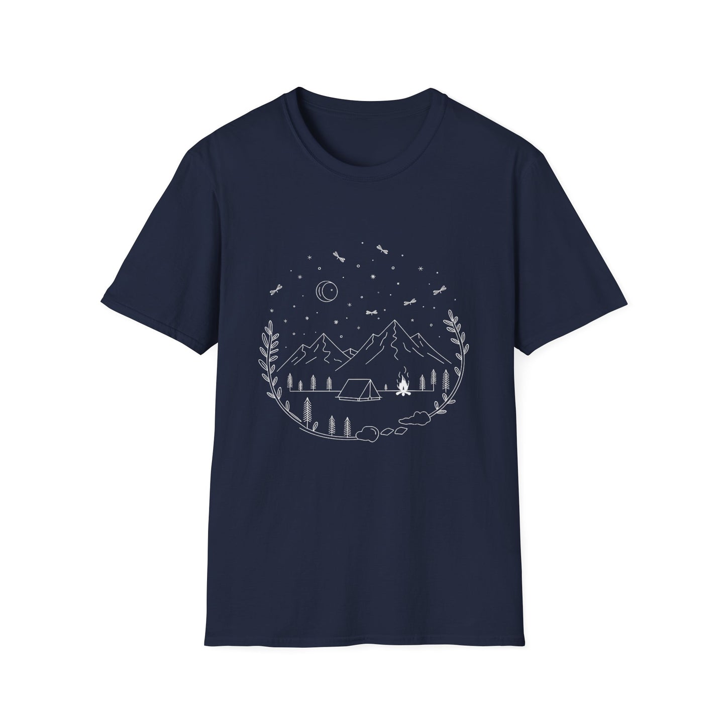 Adventure Awaits Camping Tee