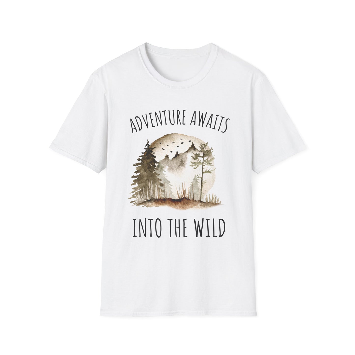 Adventure Awaits Into The Wild Unisex Tee