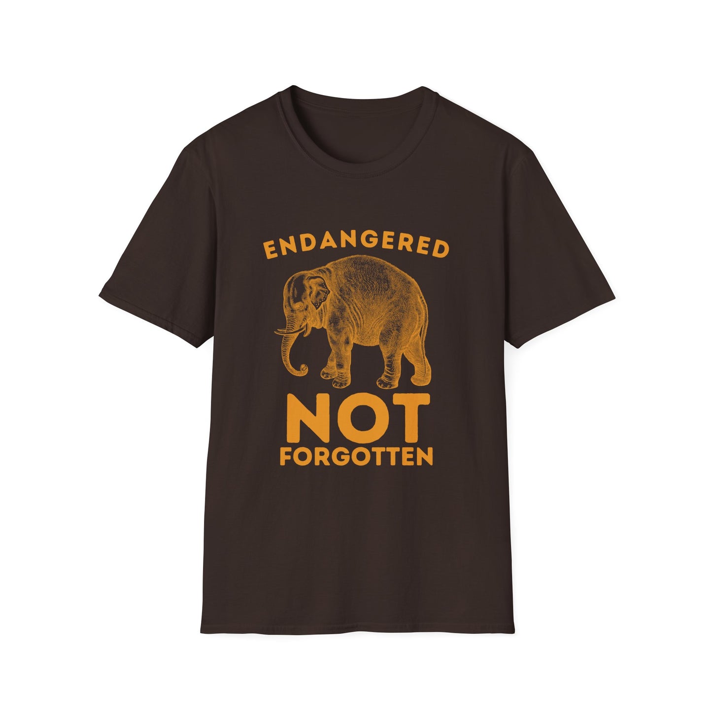 Endangered Not Forgotten Elephant Unisex T-Shirt
