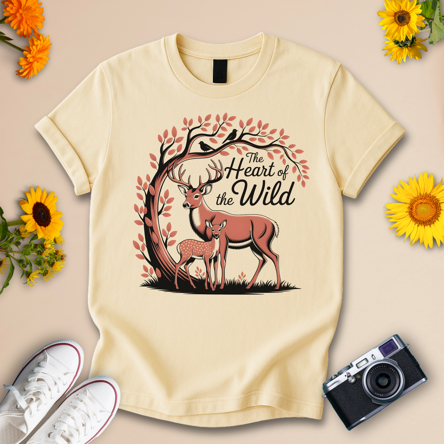 The Heart of the Wild Nature Inspired Tee