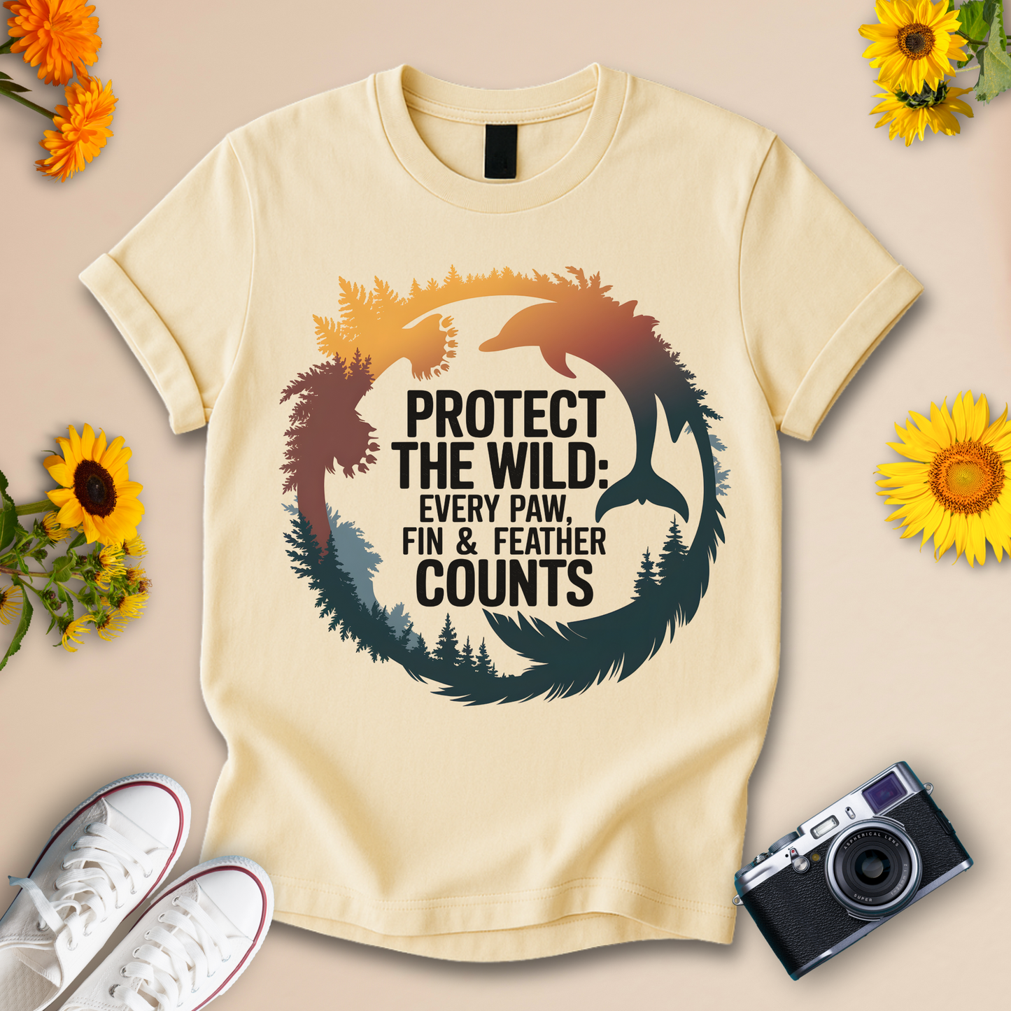 Protect the Wild Nature Conservation Tee
