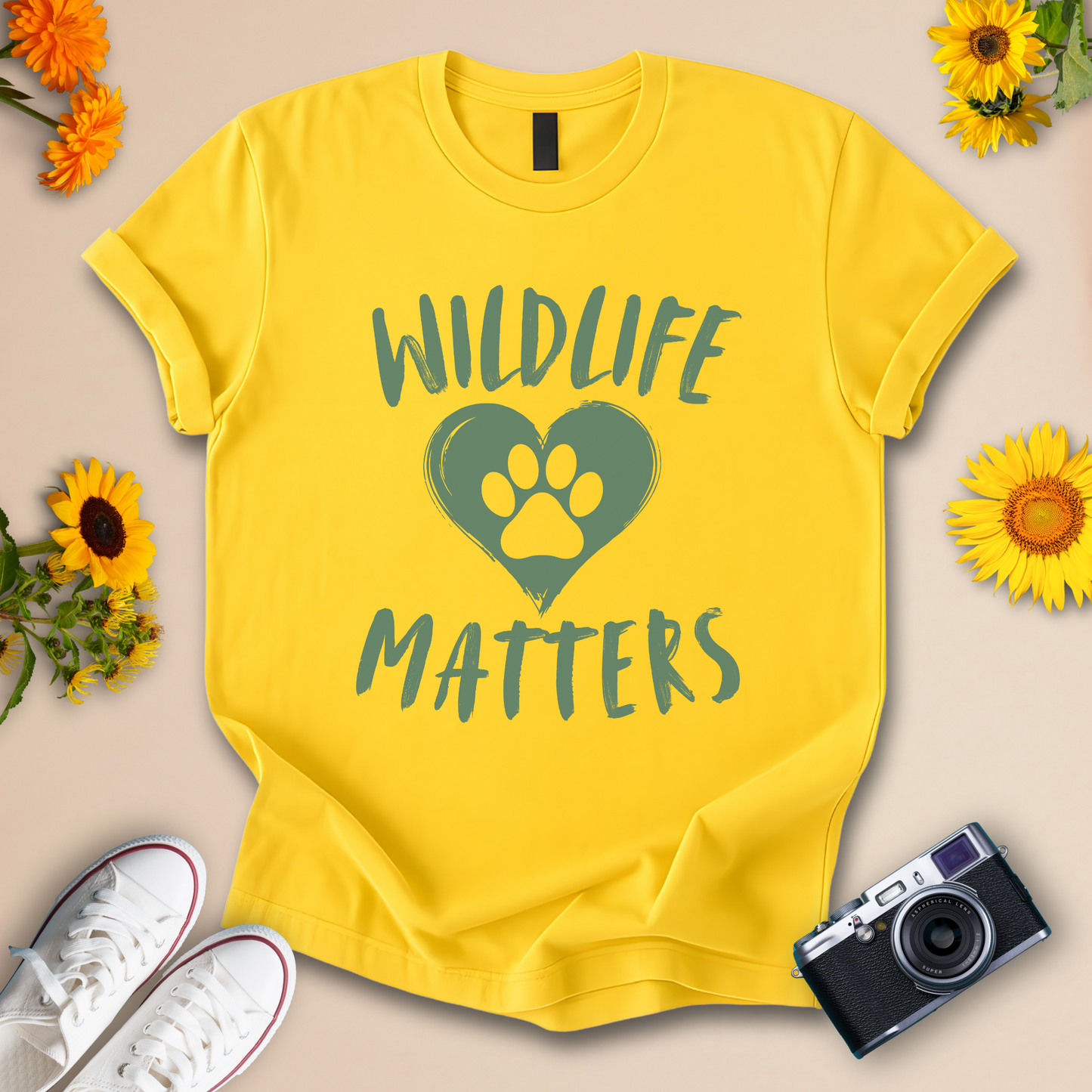 Wildlife Matters Unisex Softstyle T-Shirt - Eco-Friendly Animal Advocacy Tee