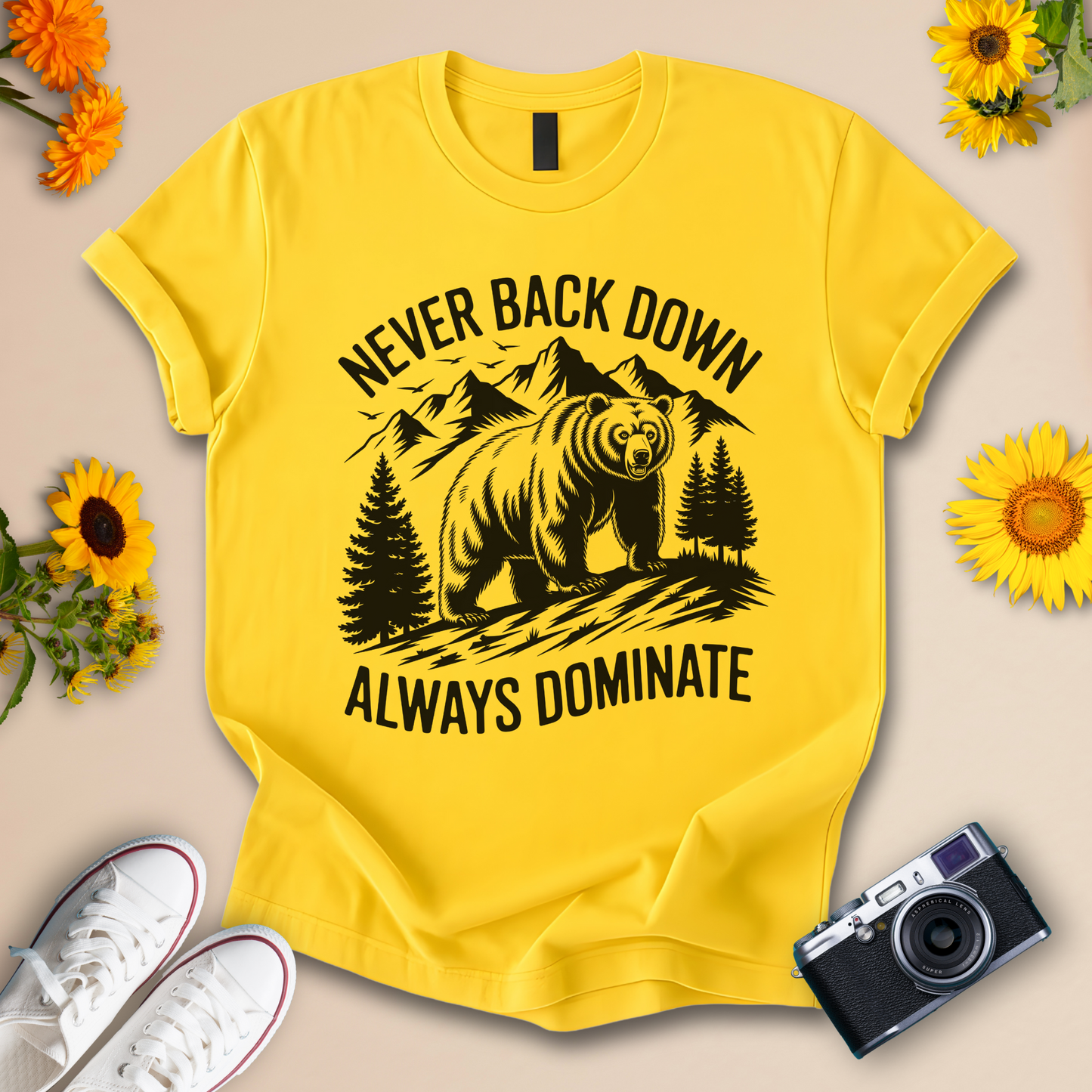 Bear Motivation T-Shirt – Unisex Adventure Tee for Nature Lovers