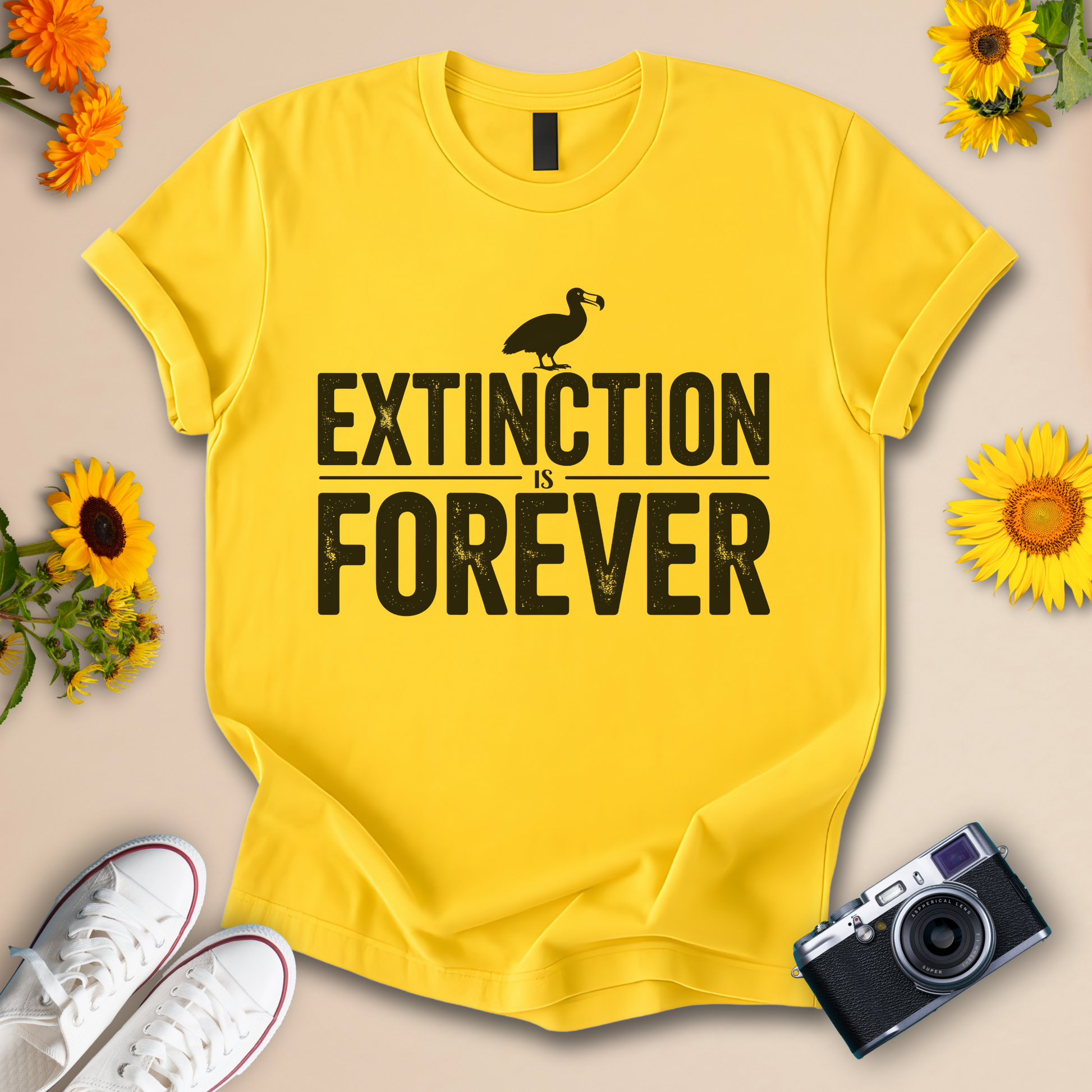 Extinction Forever Wildlife T-Shirt For Conservation Lovers | Eco Friendly Graphic Tee - Wildserve - Inspirational Wildlife Tees