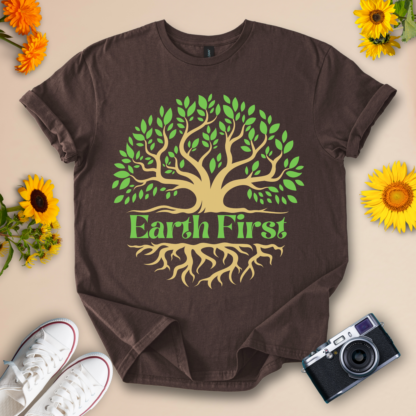 Earth First Tee - Wildserve - Inspirational Wildlife Tees
