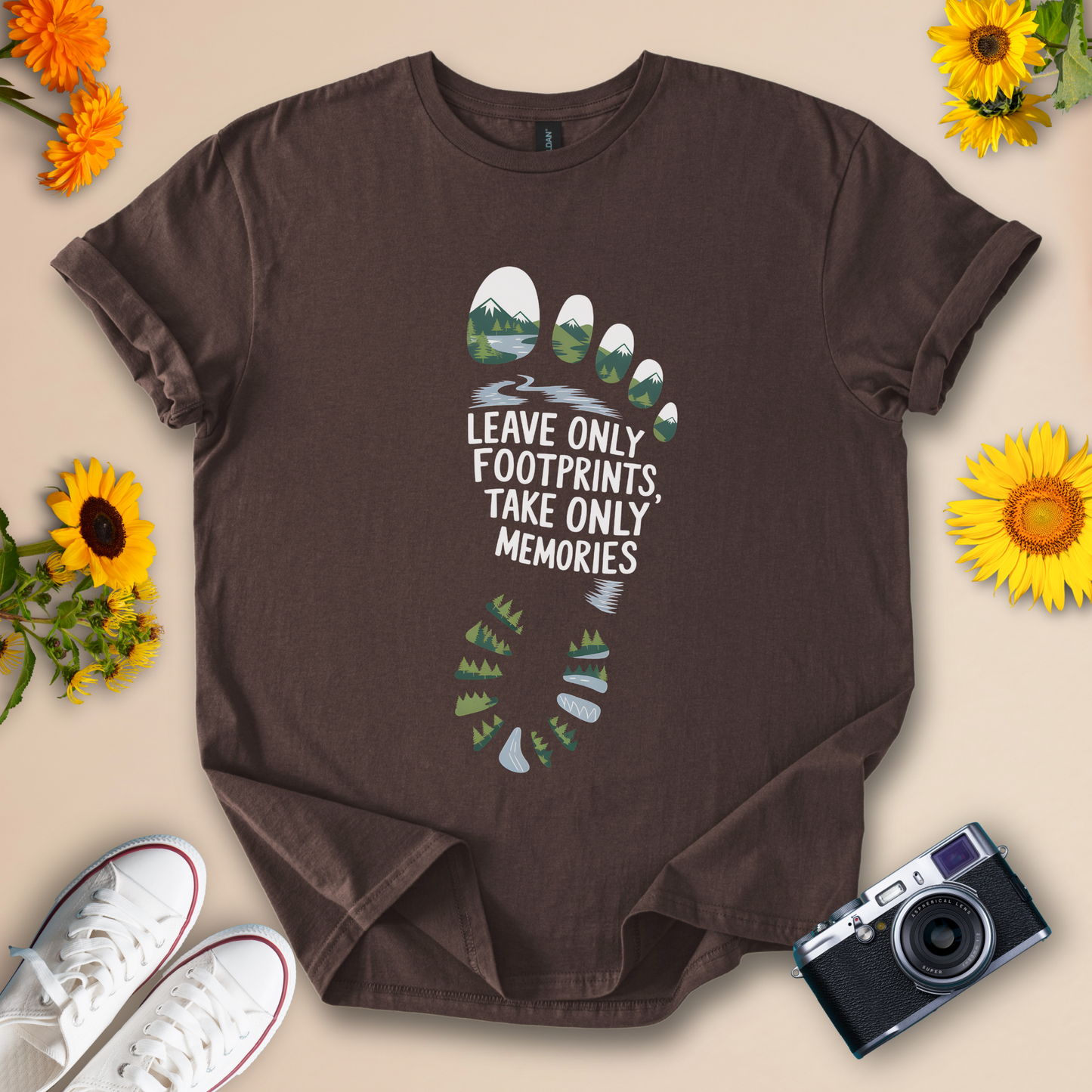 Leave Only Footprints, Take Only Memories - Wildlife Adventure Tee