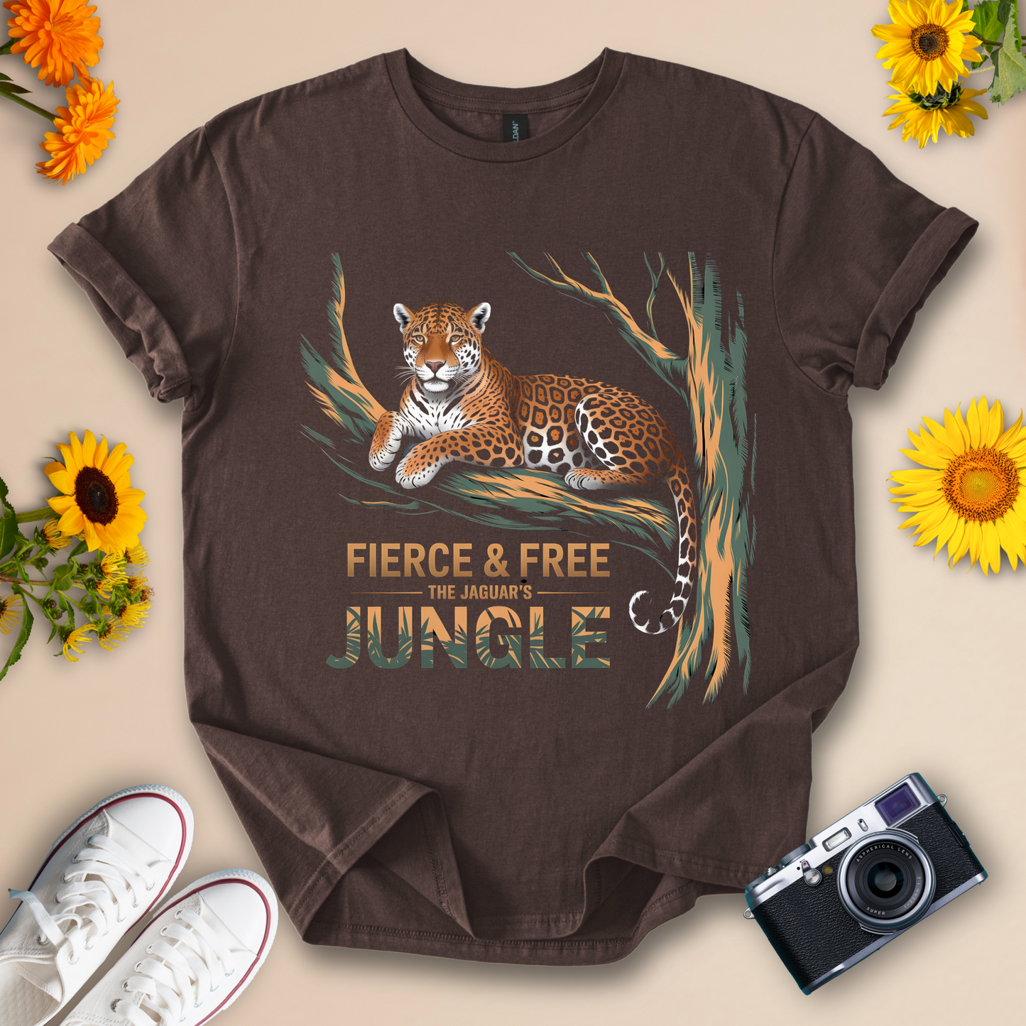 Fierce & Free Jungle Jaguar Tee