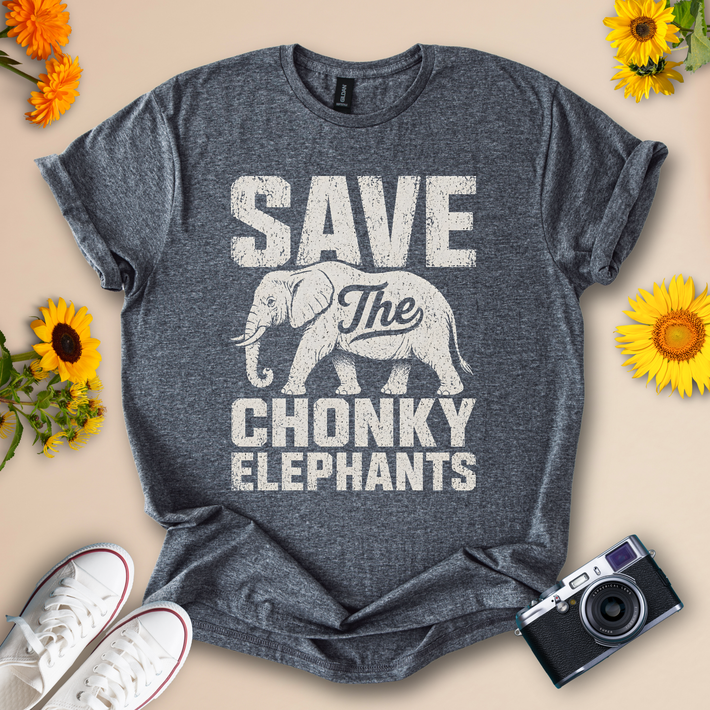 Save the Chonky Elephants ๐ - Wildserve - Inspirational Wildlife Tees