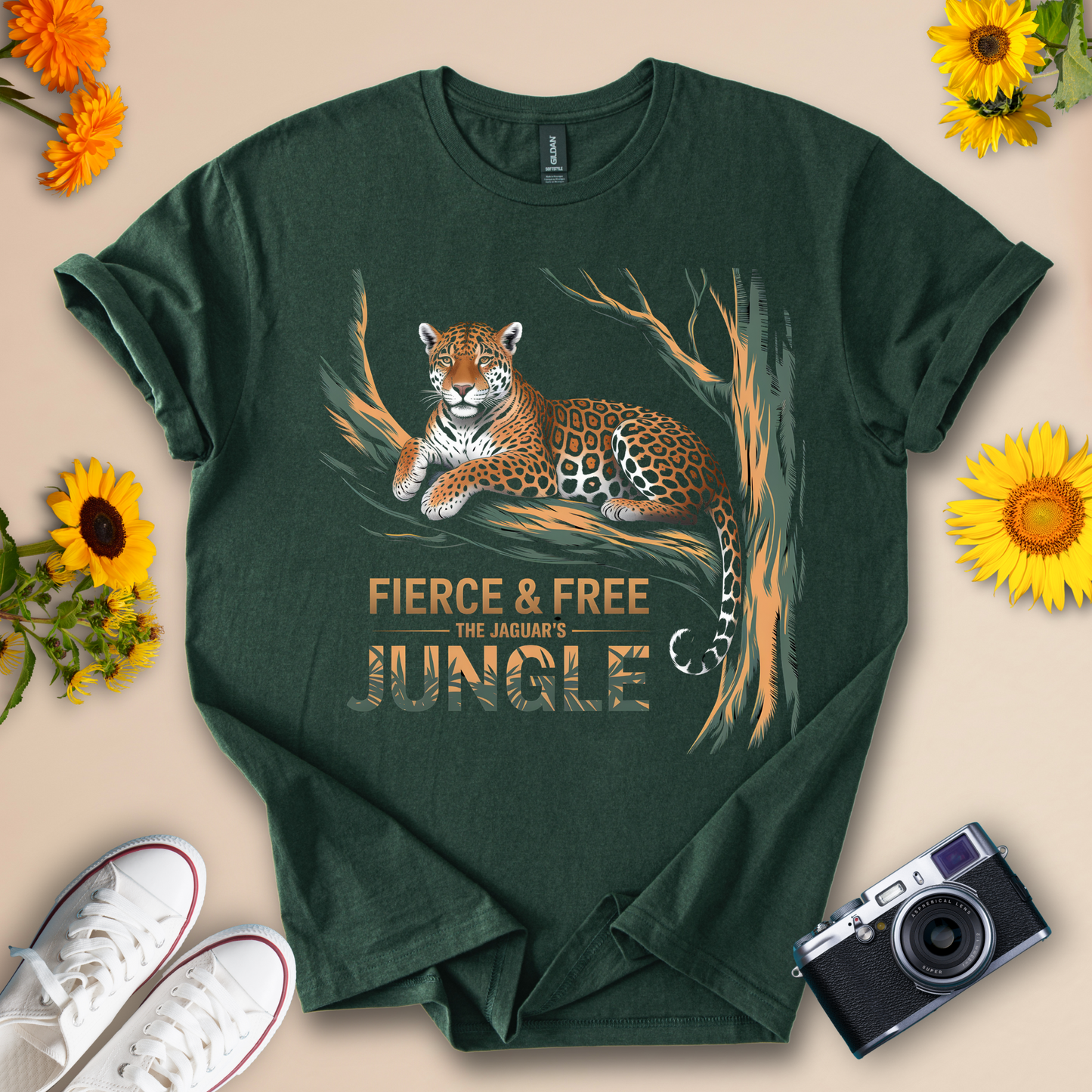 Fierce & Free Jungle Jaguar Tee