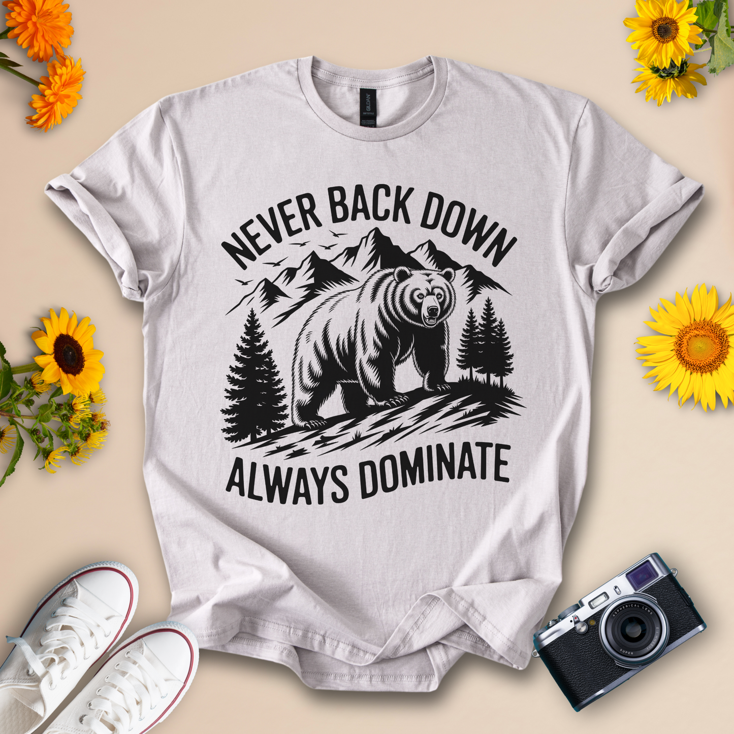 Bear Motivation T-Shirt – Unisex Adventure Tee for Nature Lovers