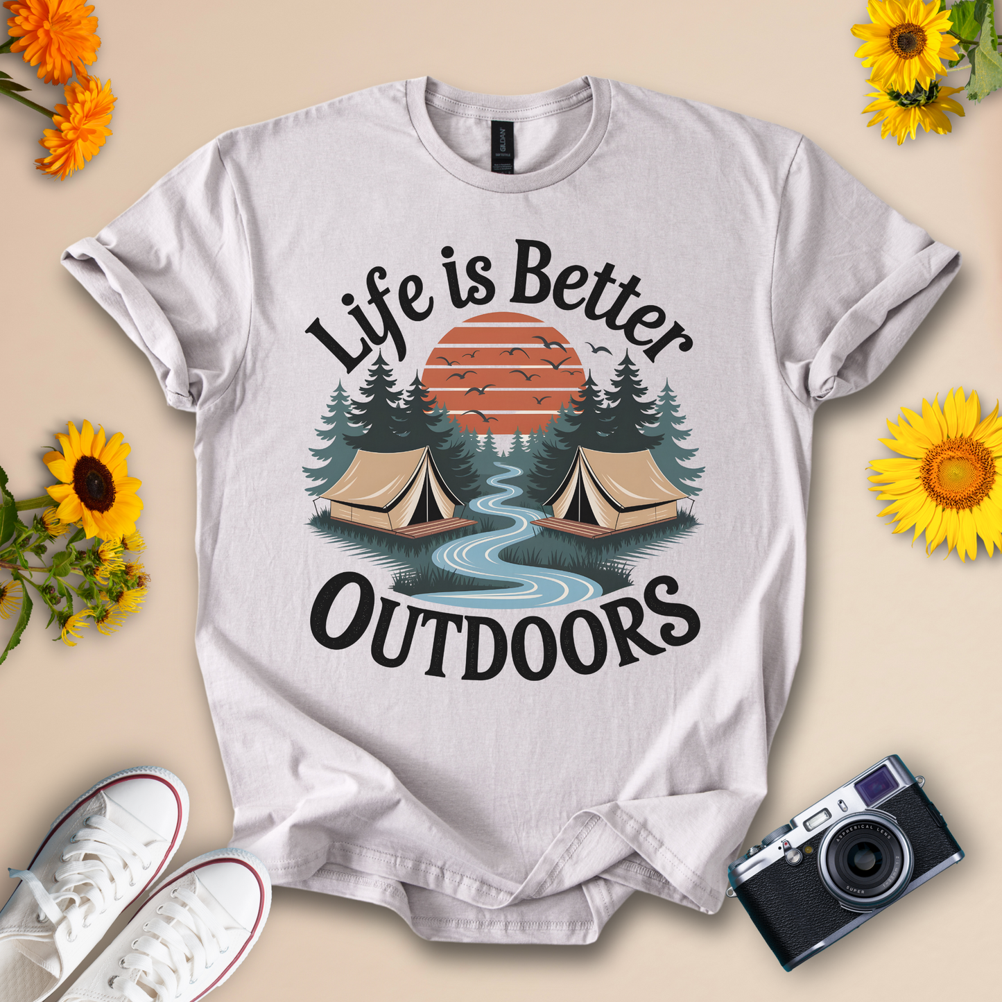 Life Is Better Outdoors T-Shirt – Camping Tee