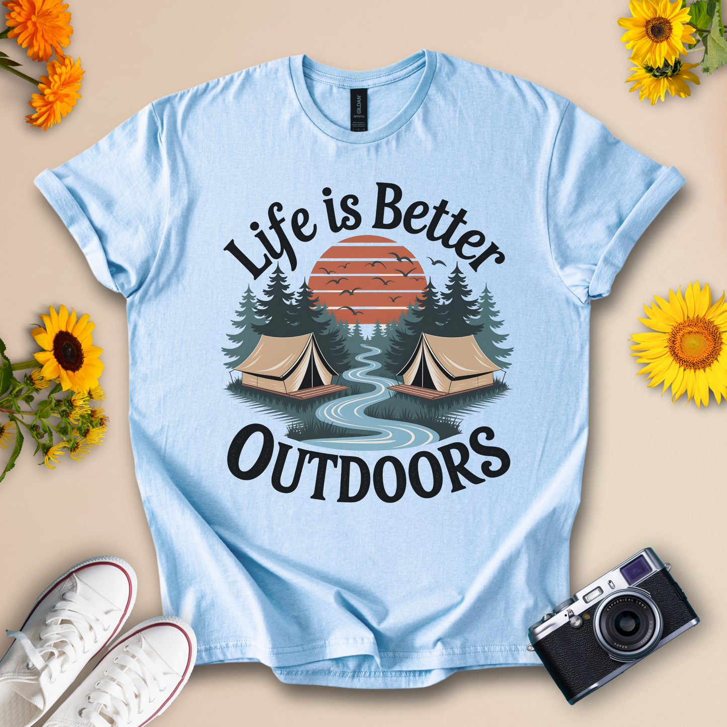 Life Is Better Outdoors T-Shirt – Camping Tee