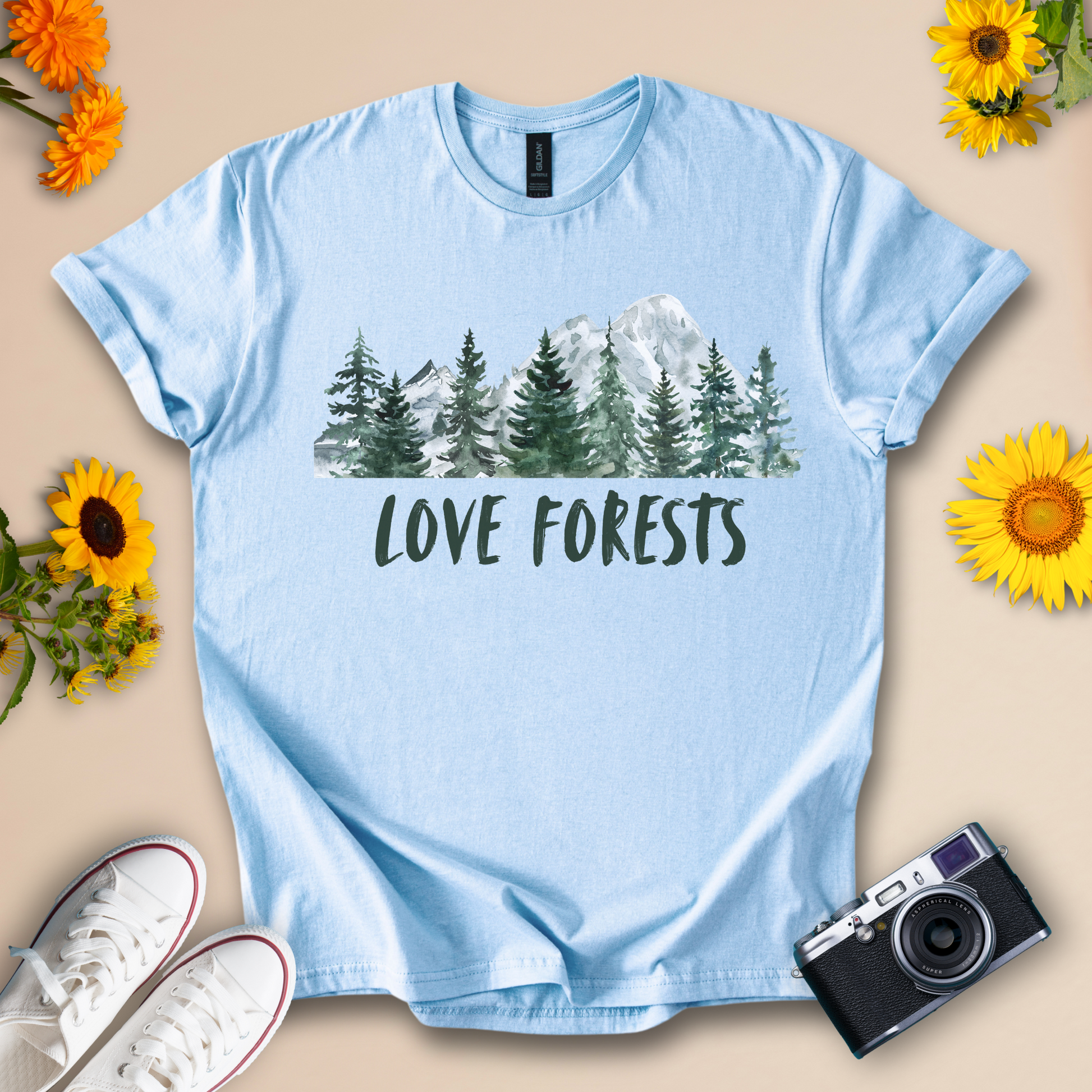 Love Forests Nature Graphic Tee - Wildserve - Inspirational Wildlife Tees