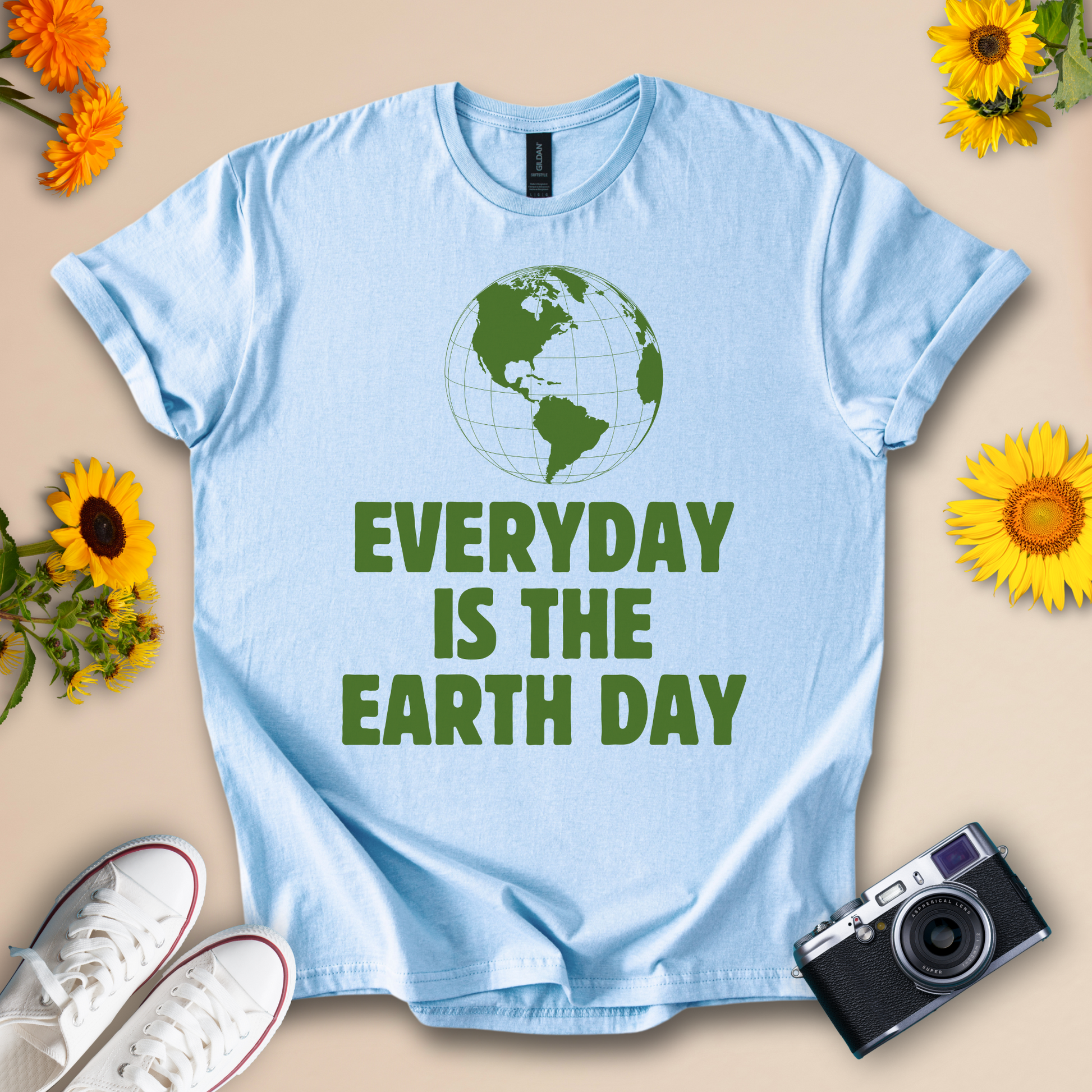 Everyday is the Earth Day Eco Tee - Wildserve - Inspirational Wildlife Tees