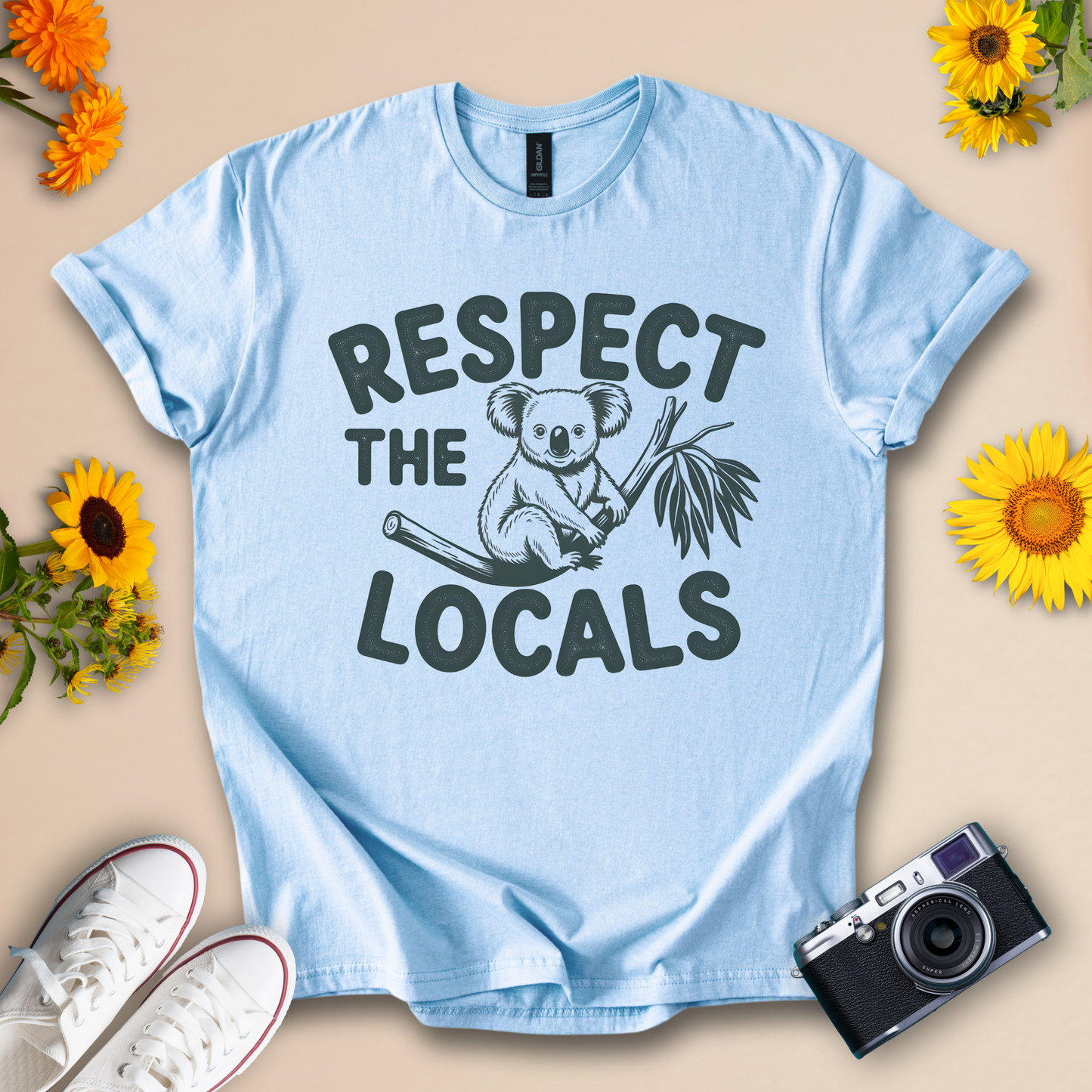 Koala T-Shirt – Respect the Locals Design