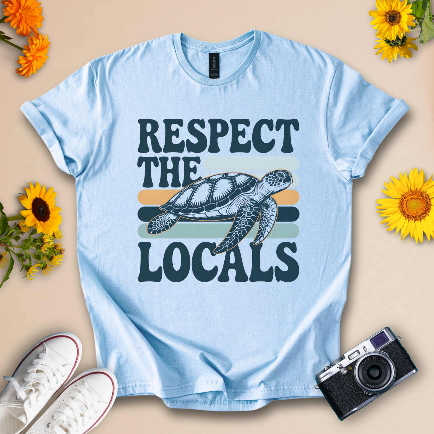Respect the Locals Tee – Eco-Conscious Casual Summer Apparel
