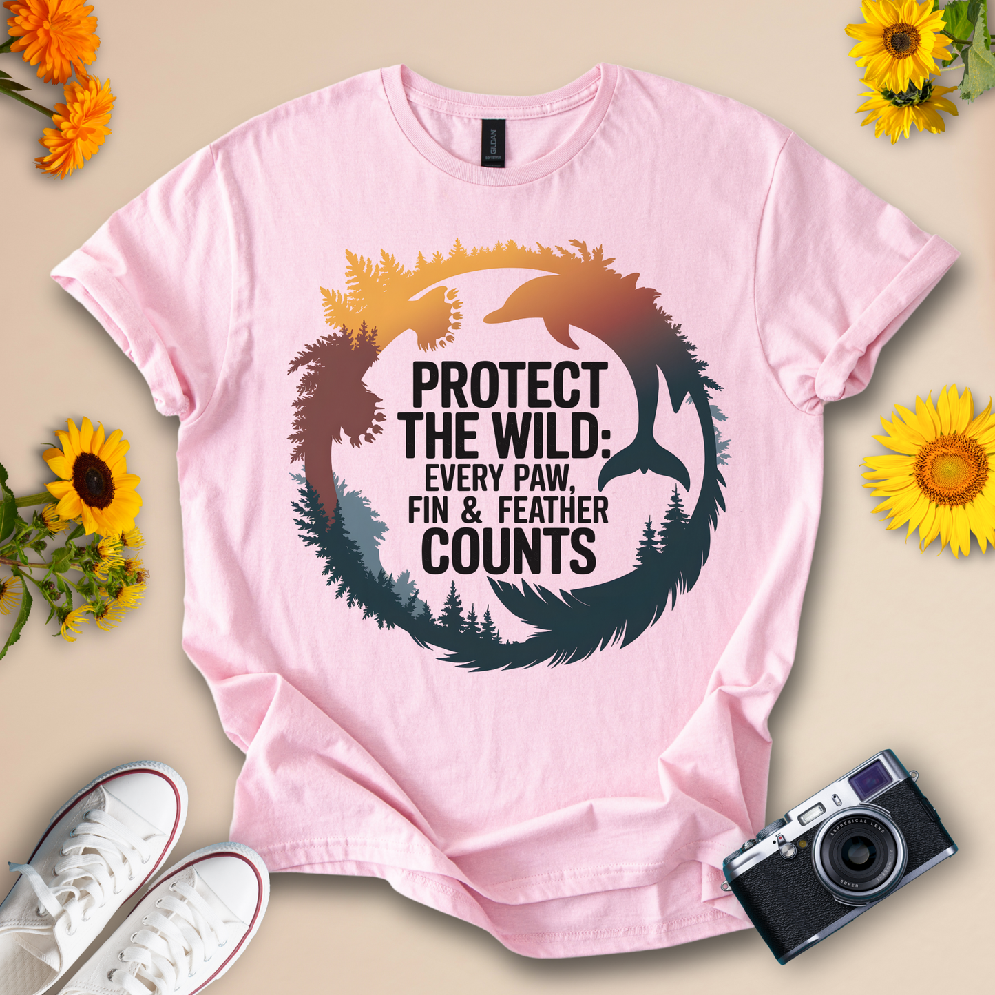 Protect the Wild Nature Conservation Tee