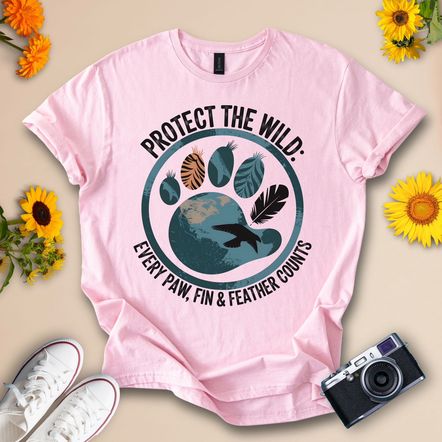 Protect the Wild Earth Conservation Tee