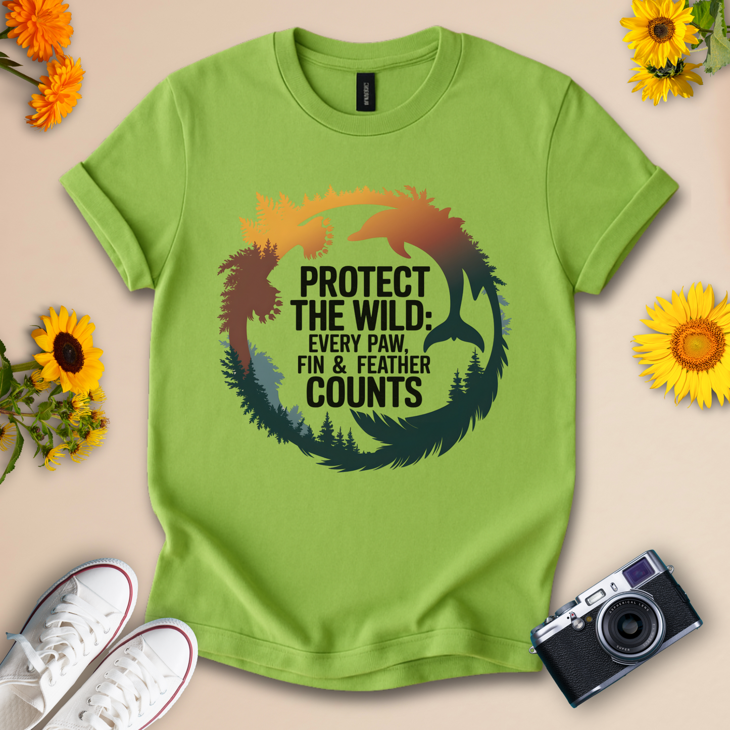 Protect the Wild Nature Conservation Tee