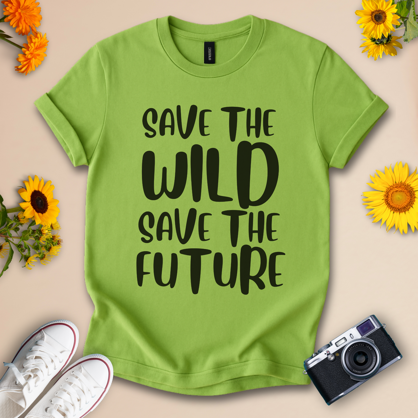 Save the Wild, Save the Future - Wildlife Eco Shirt