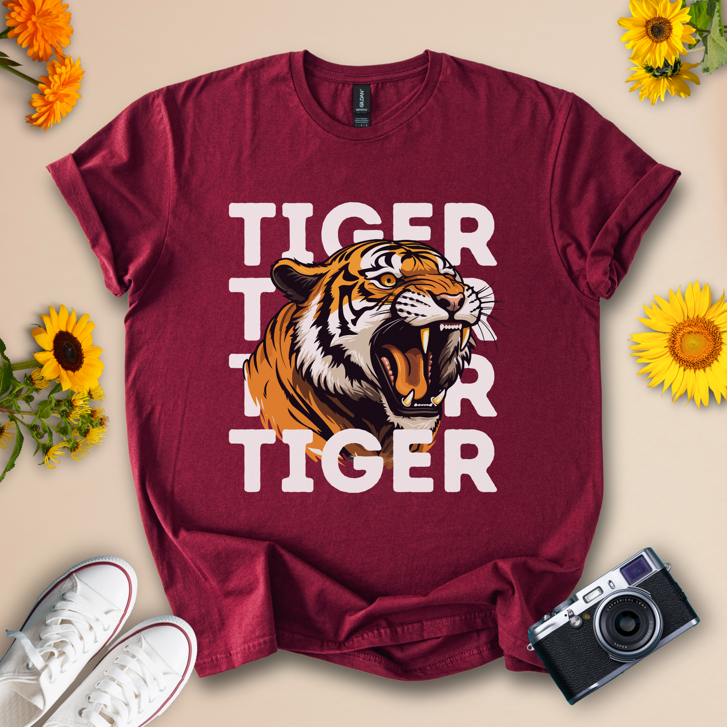 Fierce Tiger Graphic Unisex Tee