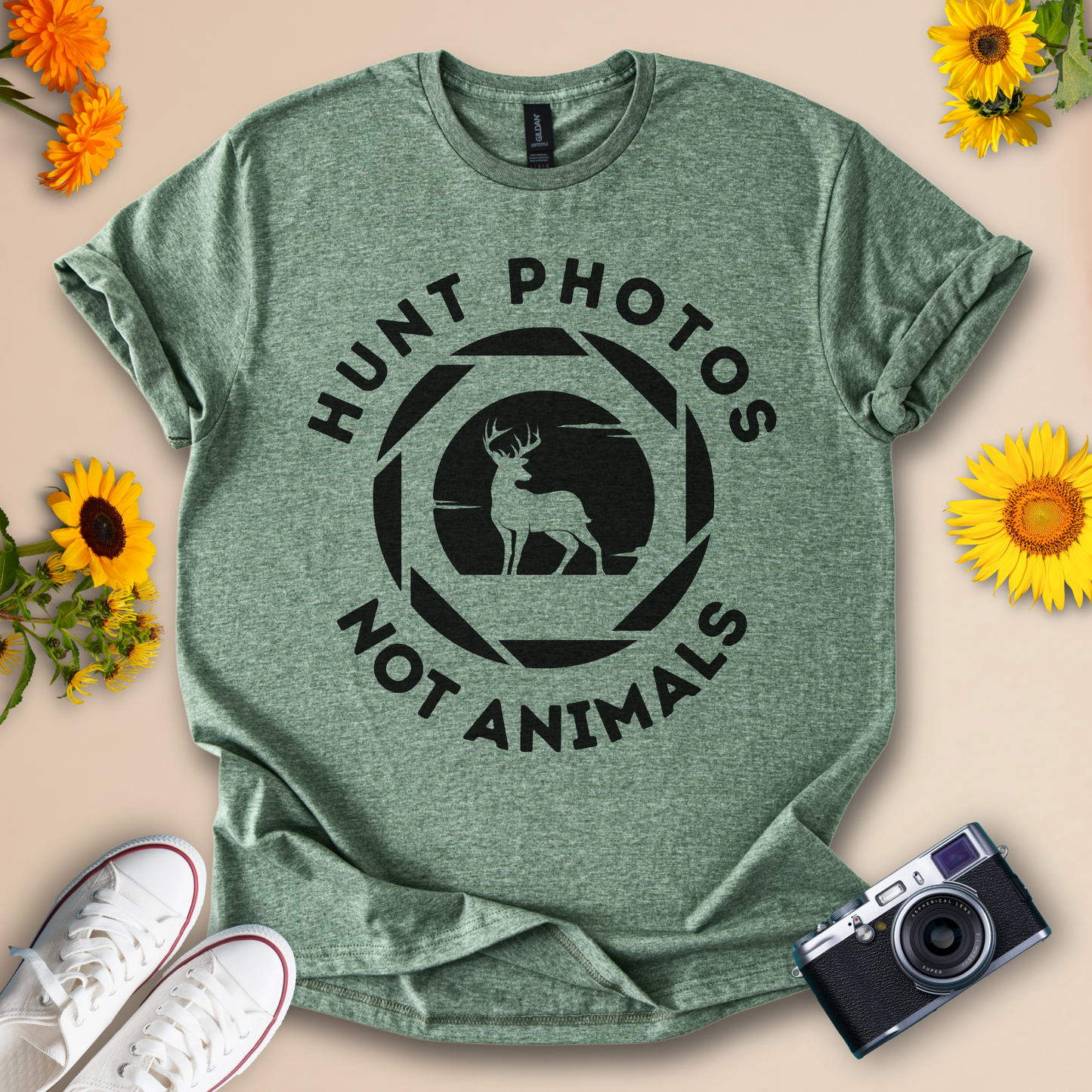 Hunt Photos Not Animals Unisex Wildlide T-Shirt