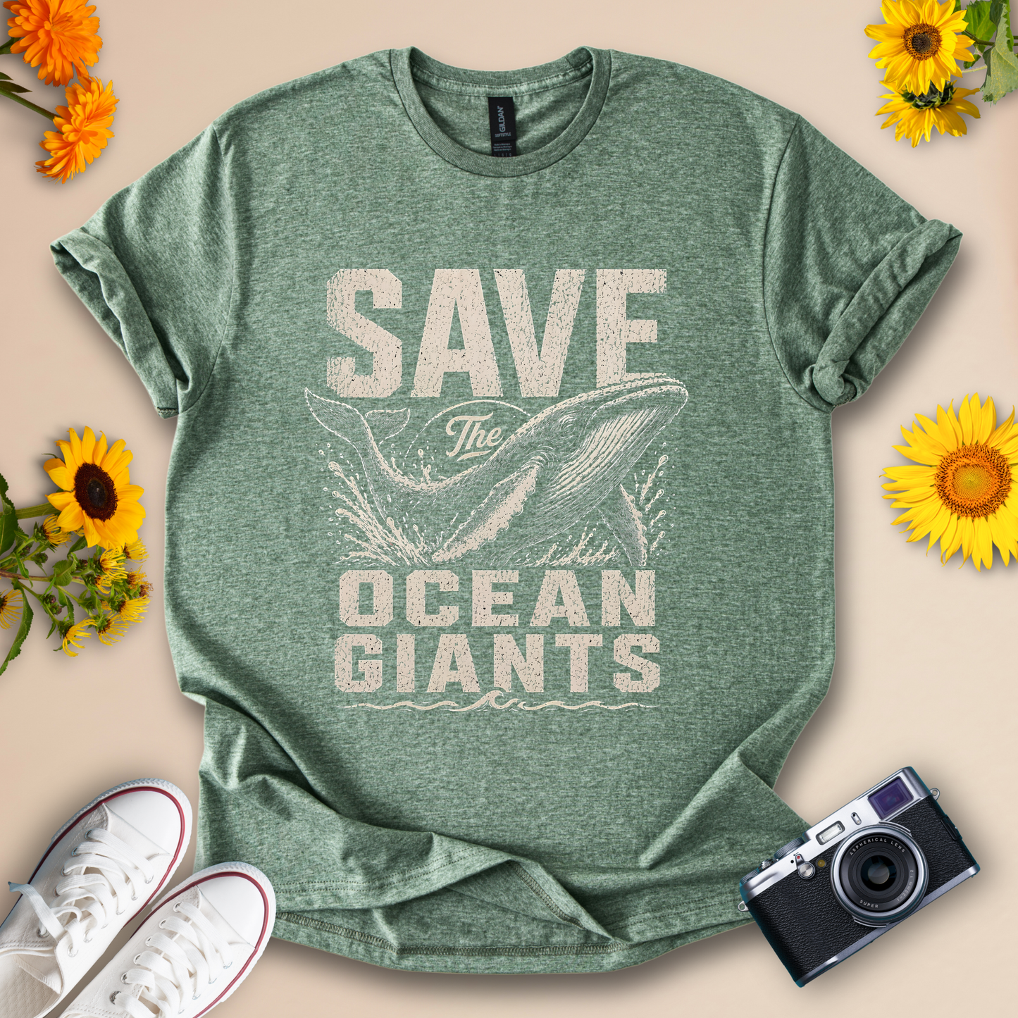 Save the Ocean Giants ๐ - Wildserve - Inspirational Wildlife Tees