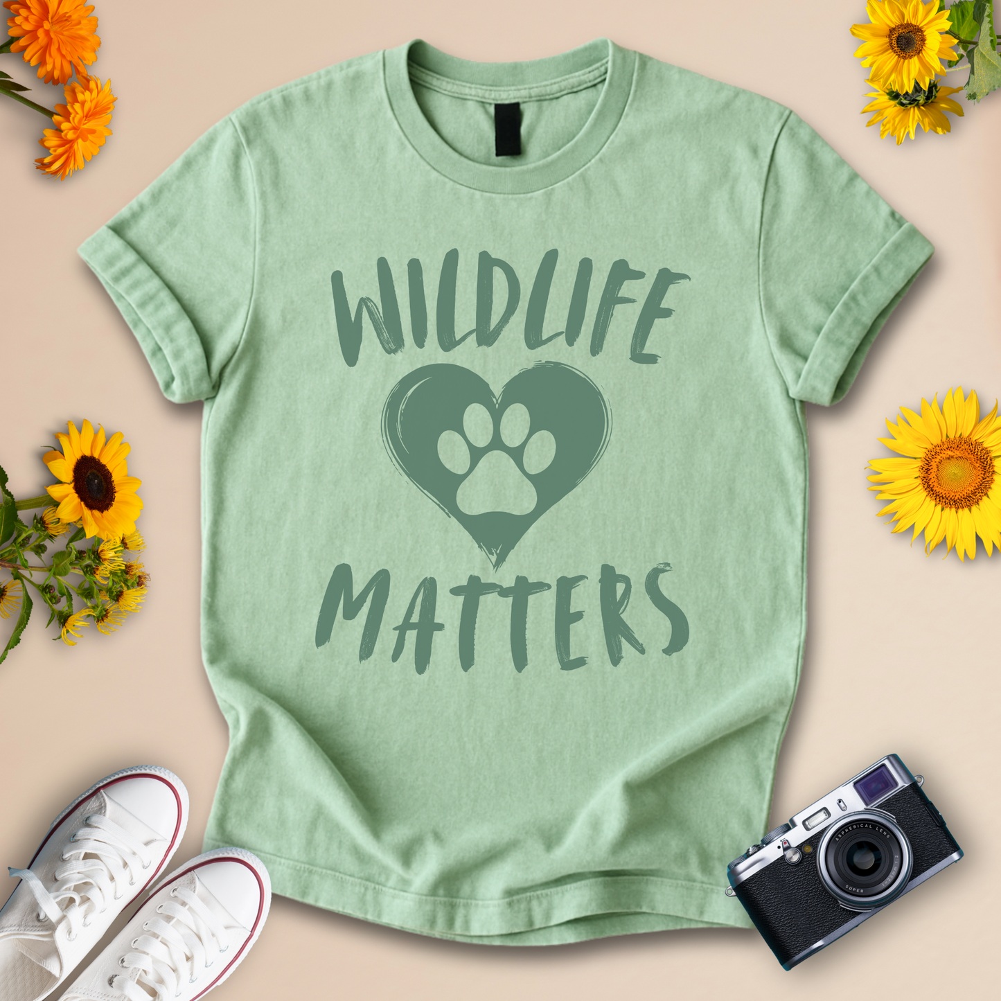 Wildlife Matters Unisex Softstyle T-Shirt - Eco-Friendly Animal Advocacy Tee