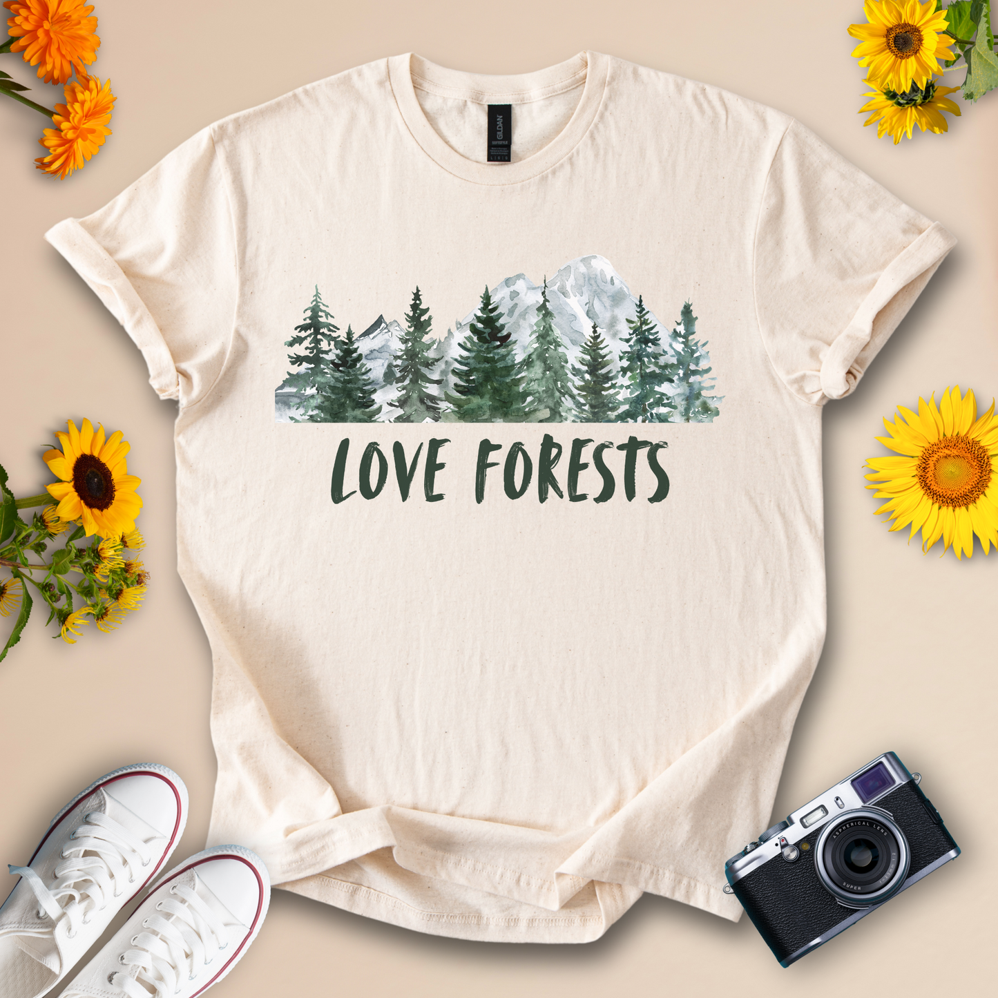 Love Forests Nature Graphic Tee