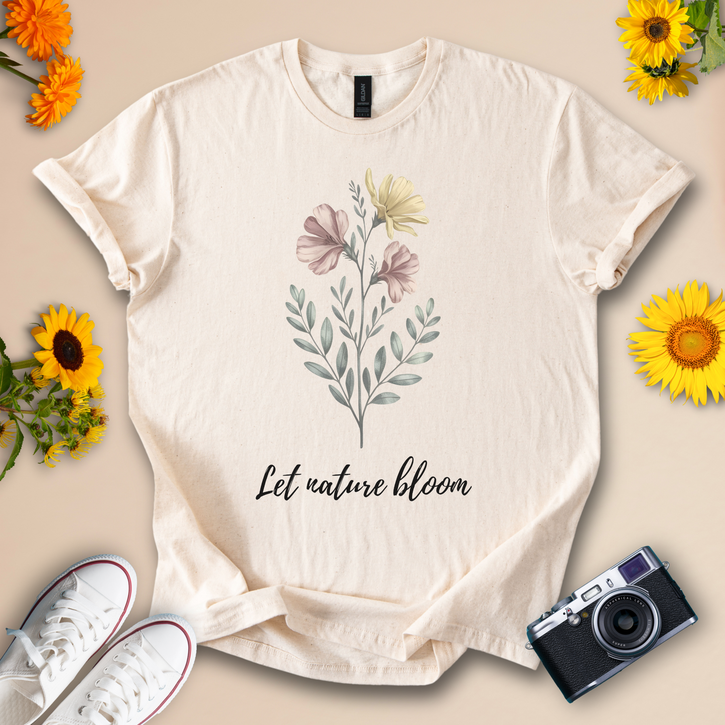 Let Nature Bloom Nature Love Tee