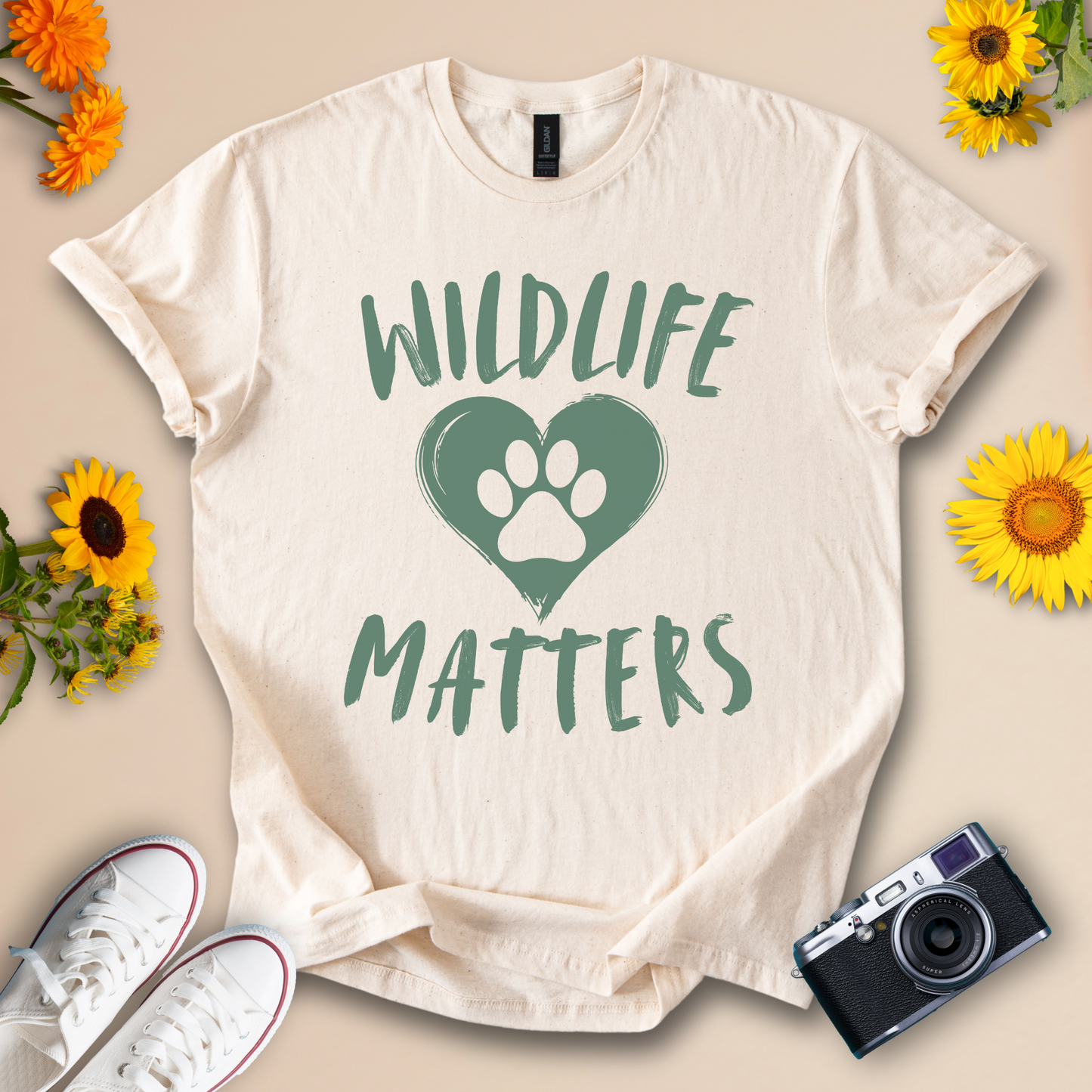Wildlife Matters Unisex Softstyle T-Shirt - Eco-Friendly Animal Advocacy Tee
