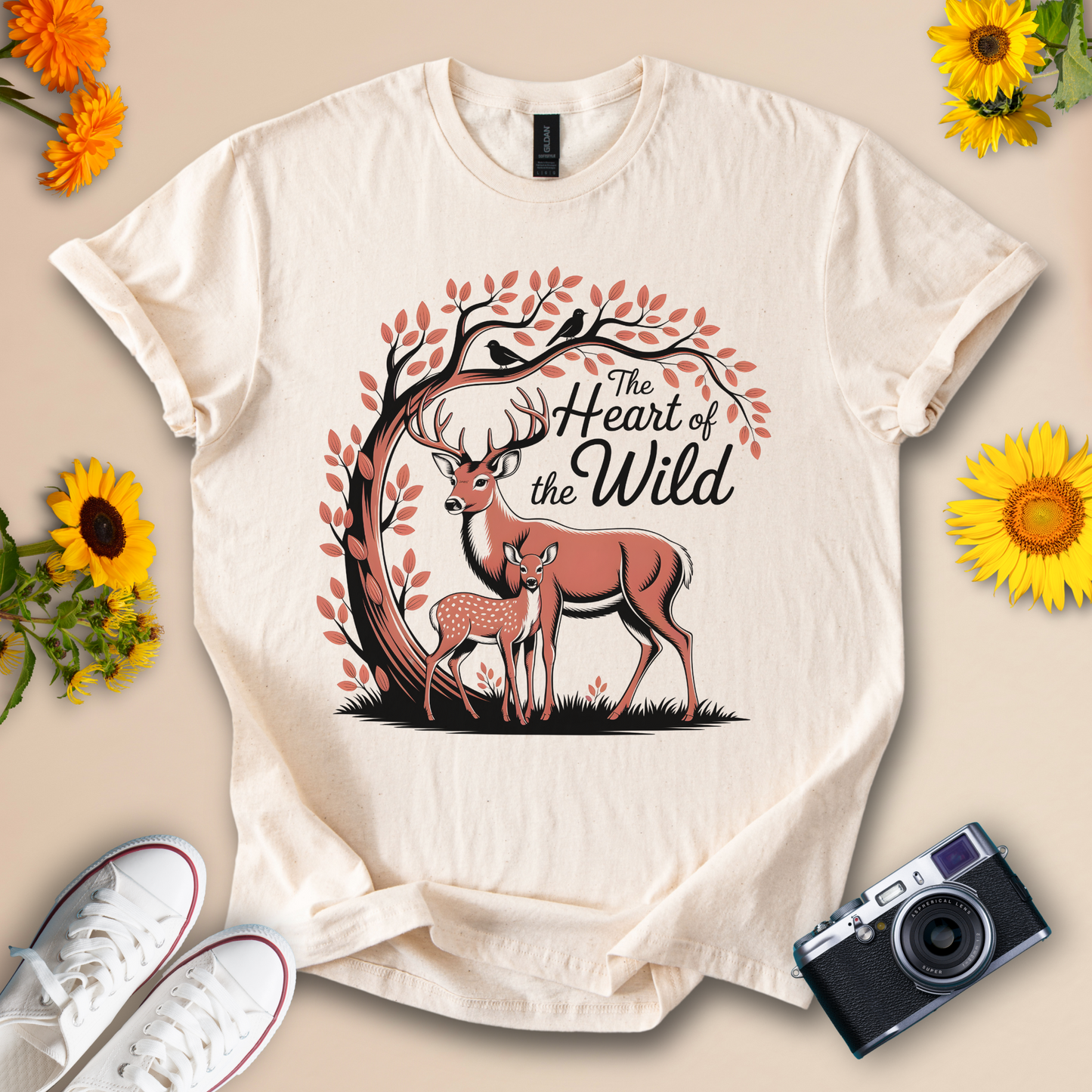 The Heart of the Wild Nature Inspired Tee