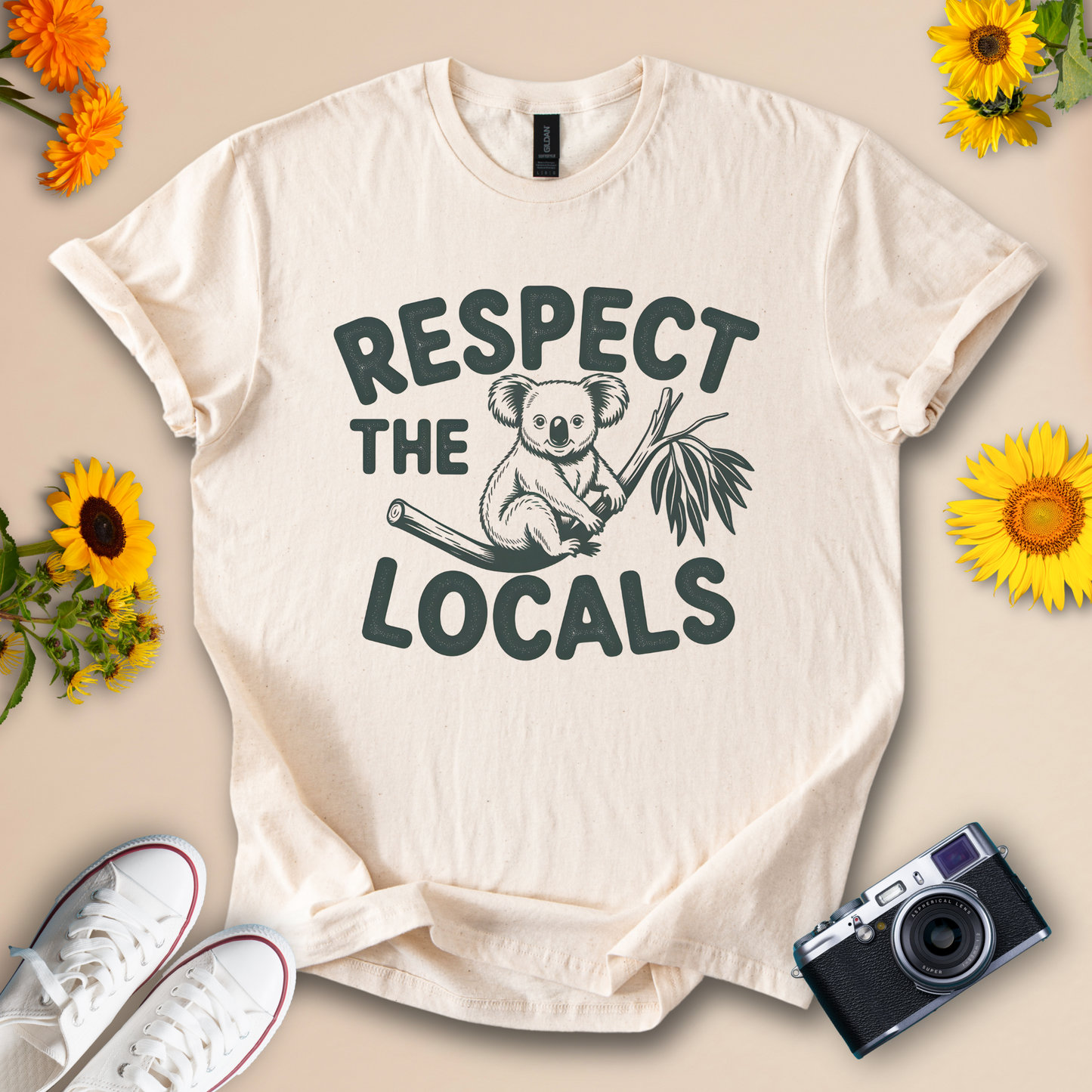 Koala T-Shirt – Respect the Locals Design