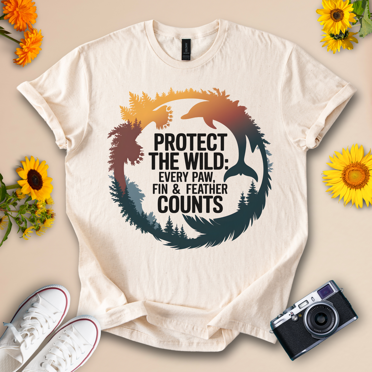 Protect the Wild Nature Conservation Tee