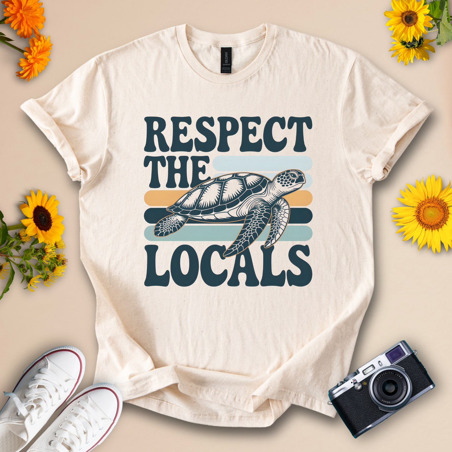 Respect the Locals Tee – Eco-Conscious Casual Summer Apparel