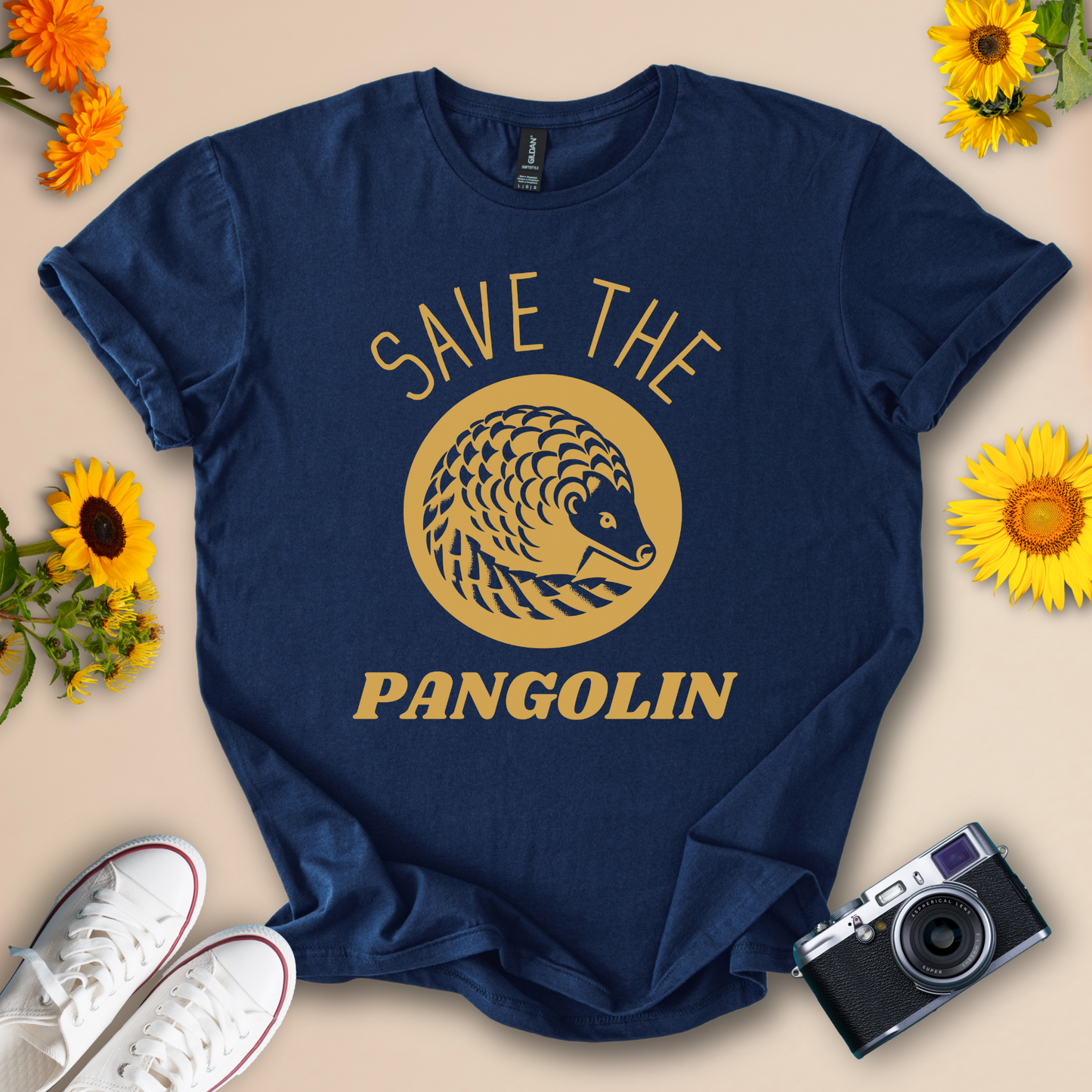 Save the Pangolin Eco-Friendly Wildlife Awareness Tee